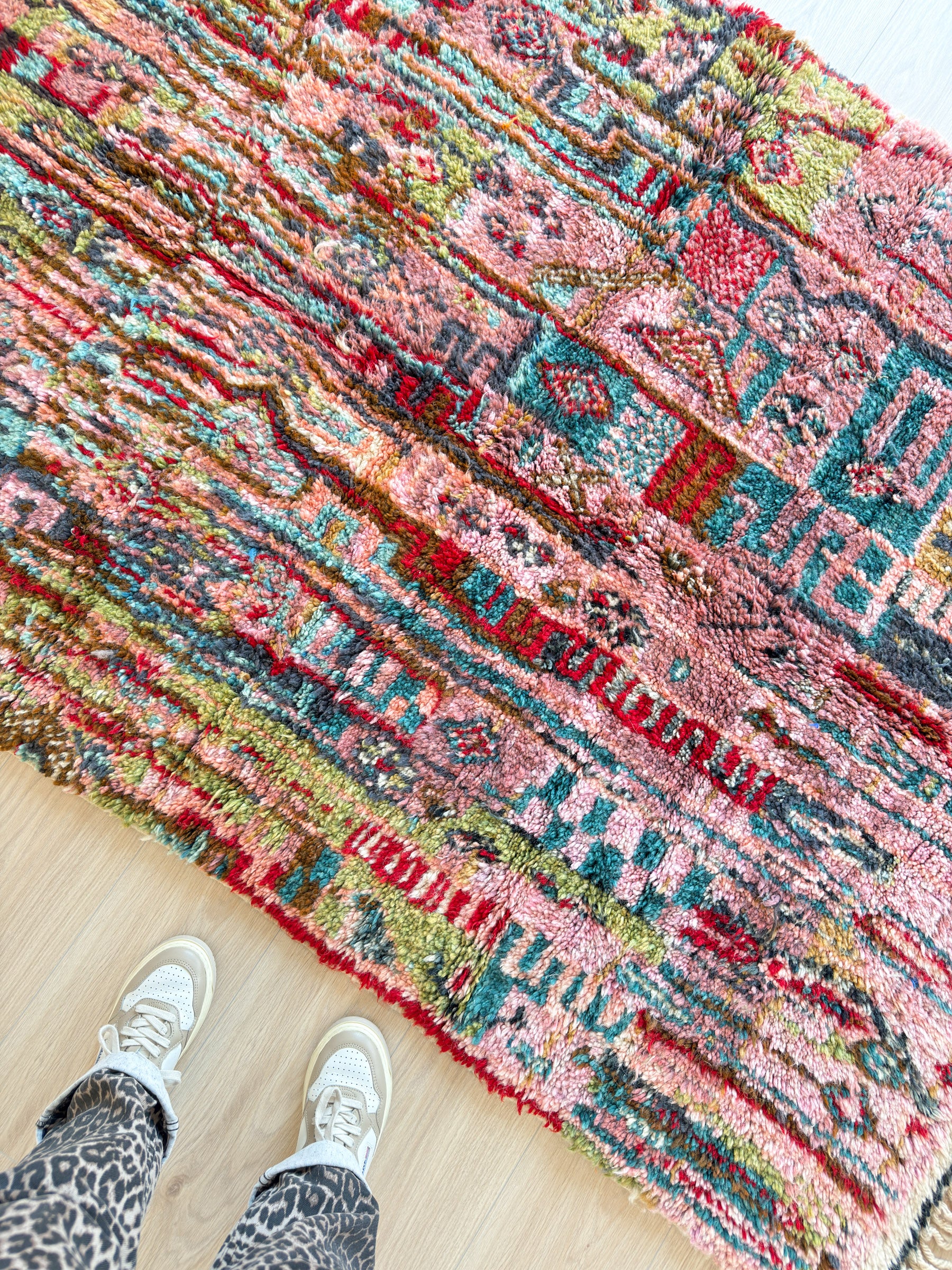 Tapis berbère coloré 142 x 210 cm - n°2088
