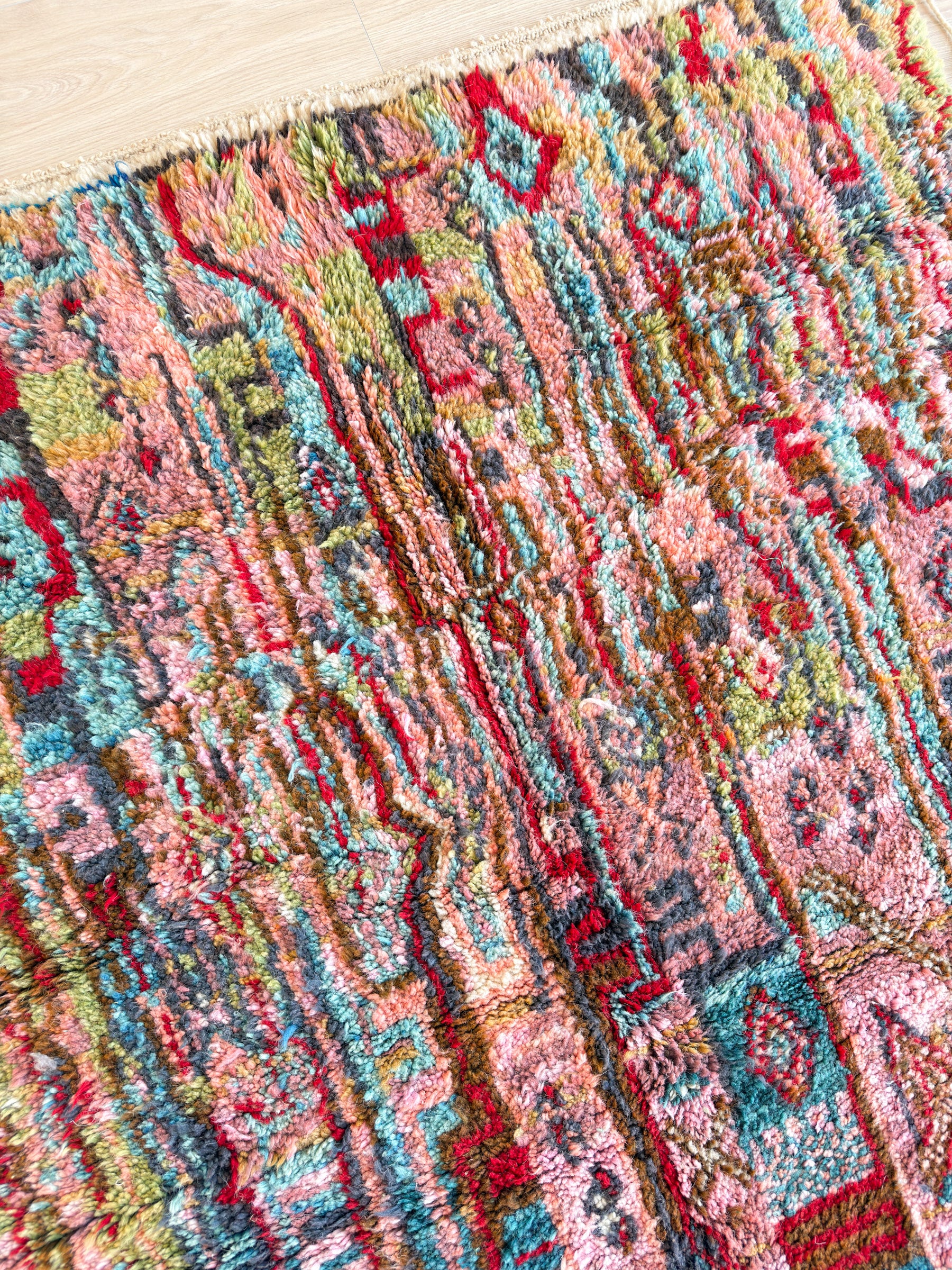 Tapis berbère coloré 142 x 210 cm - n°2088