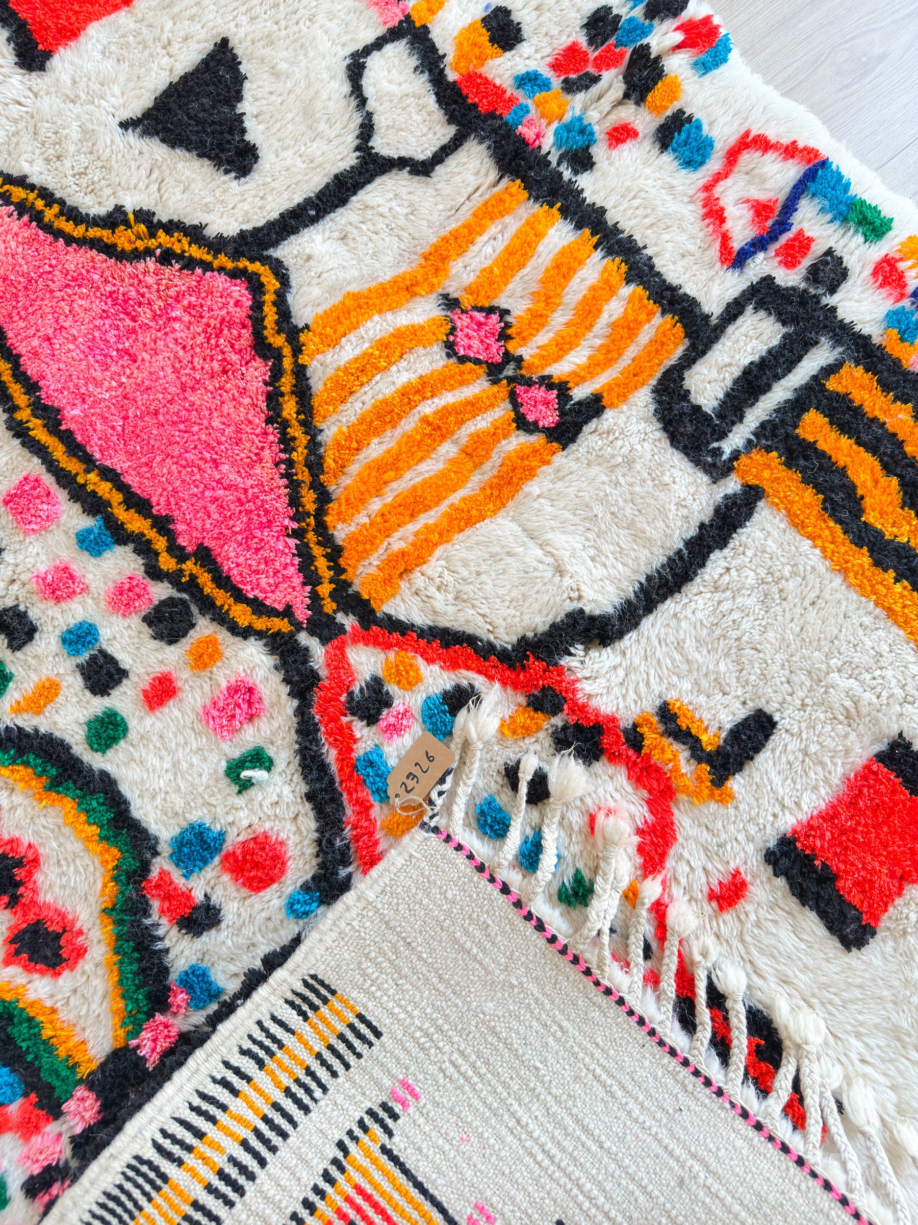 Tapis berbère coloré 130 x 213 cm - n°2326