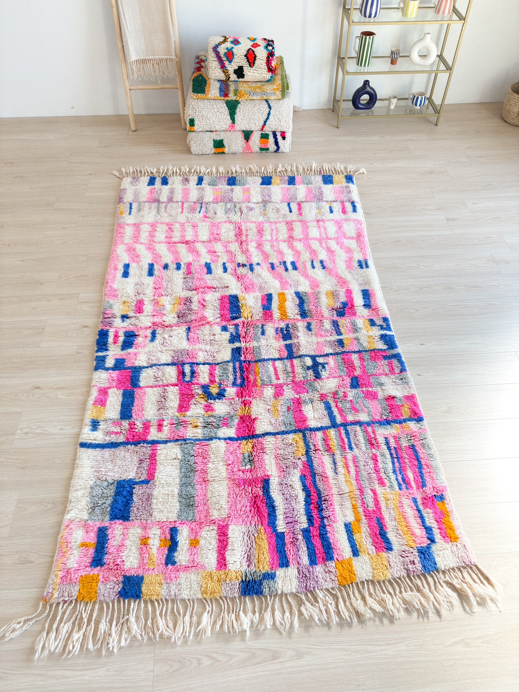 Tapis berbère coloré 155 x 295 cm - n°2272