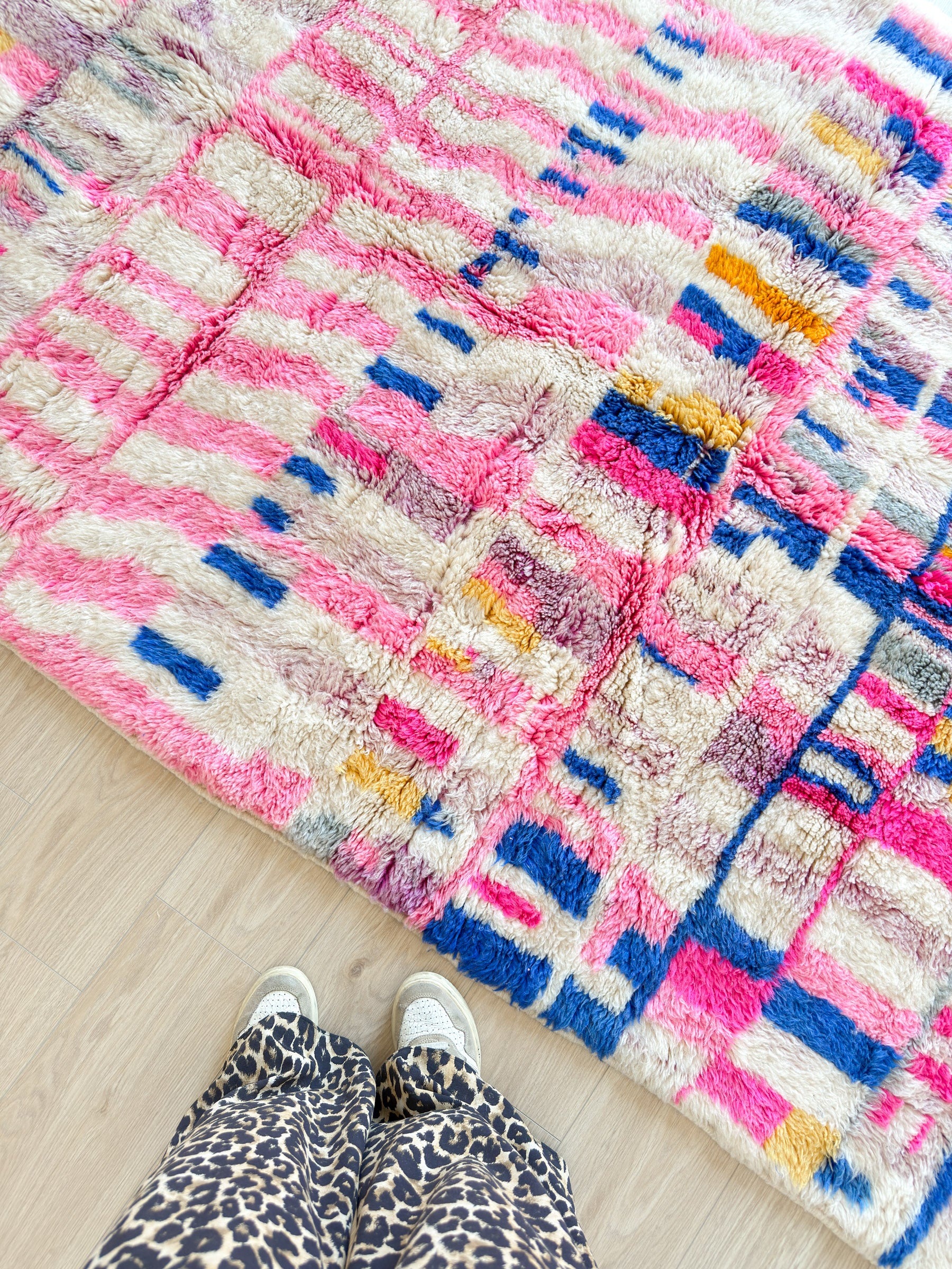 Tapis berbère coloré 155 x 295 cm - n°2272