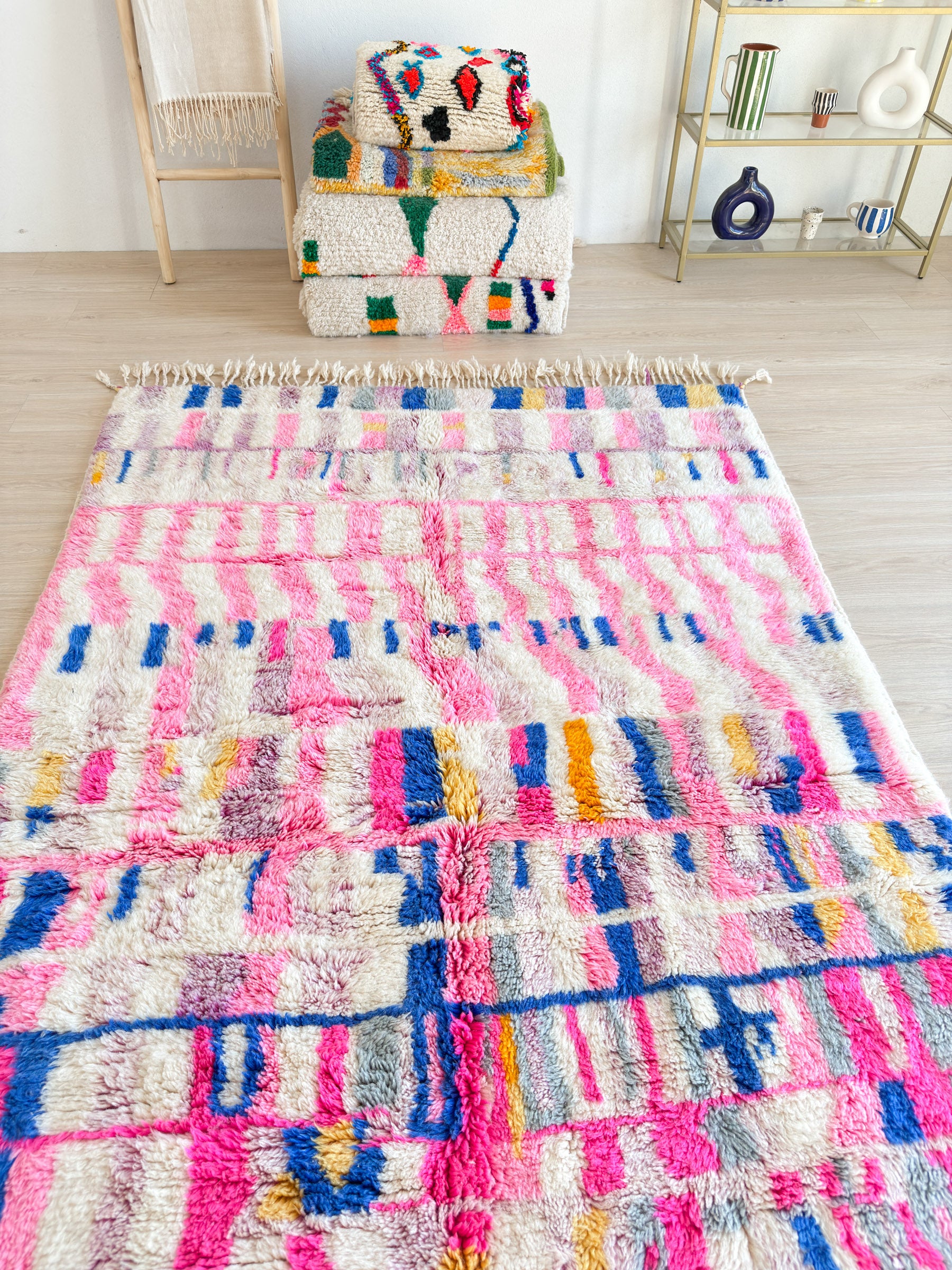 Tapis berbère coloré 155 x 295 cm - n°2272