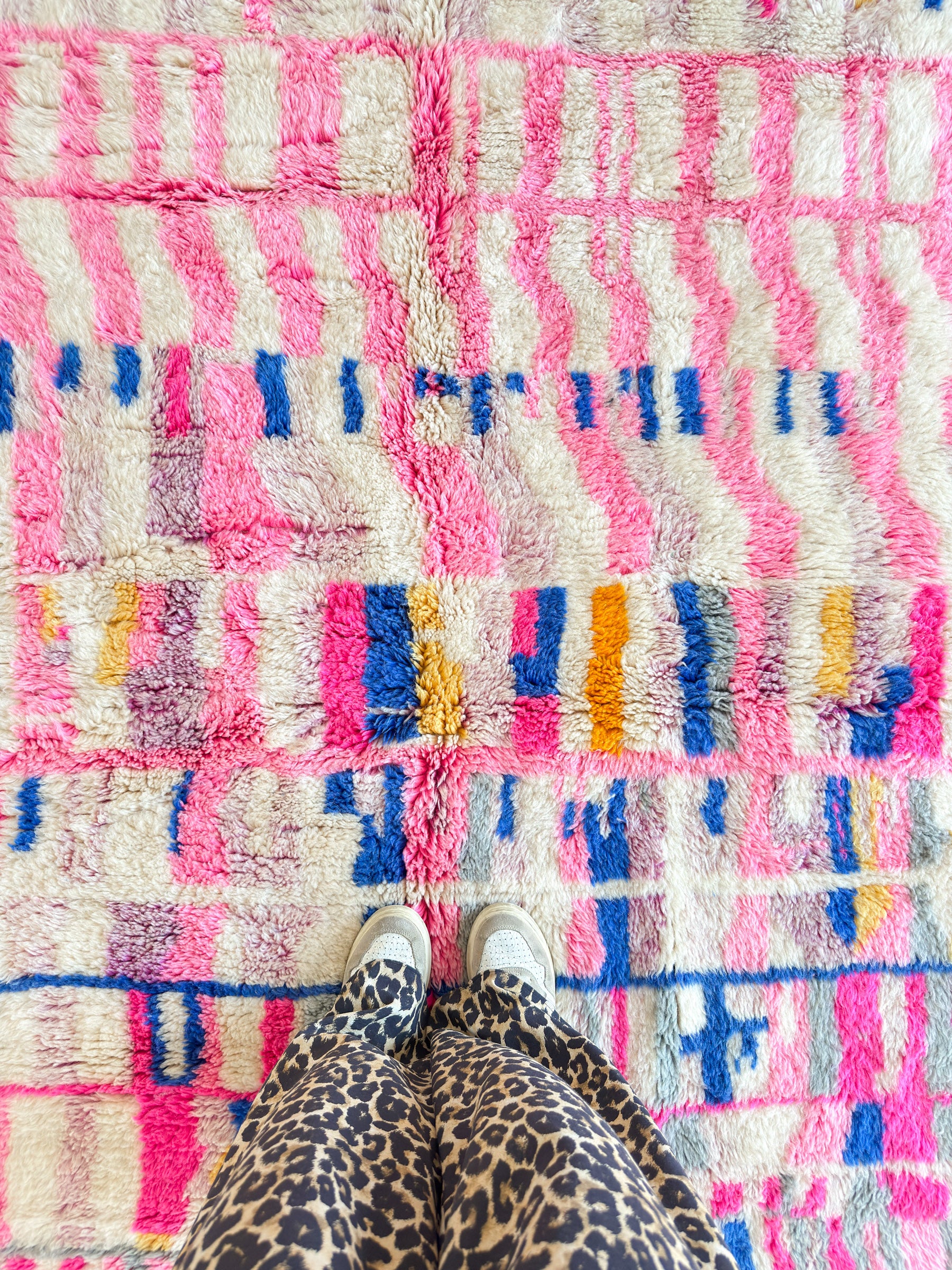 Tapis berbère coloré 155 x 295 cm - n°2272