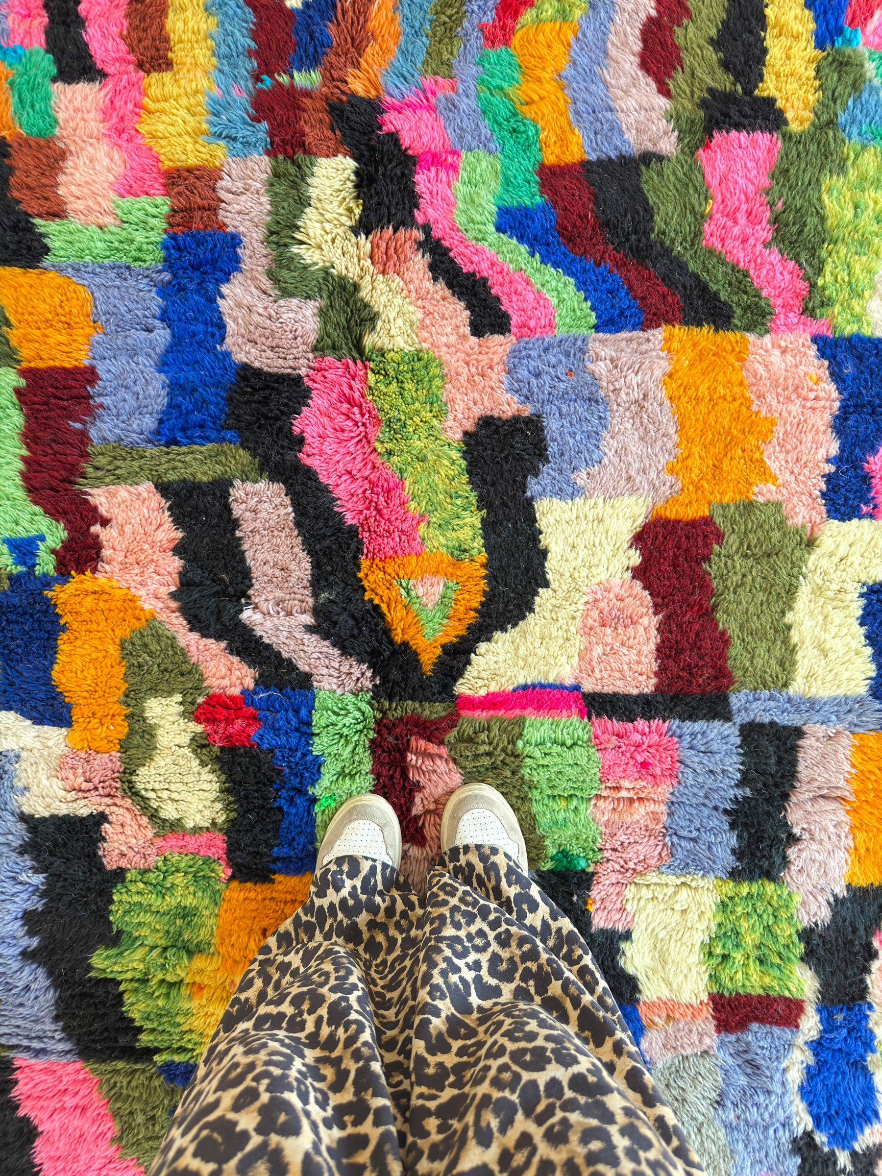 Tapis berbère coloré 153 x 256 cm - n°2303