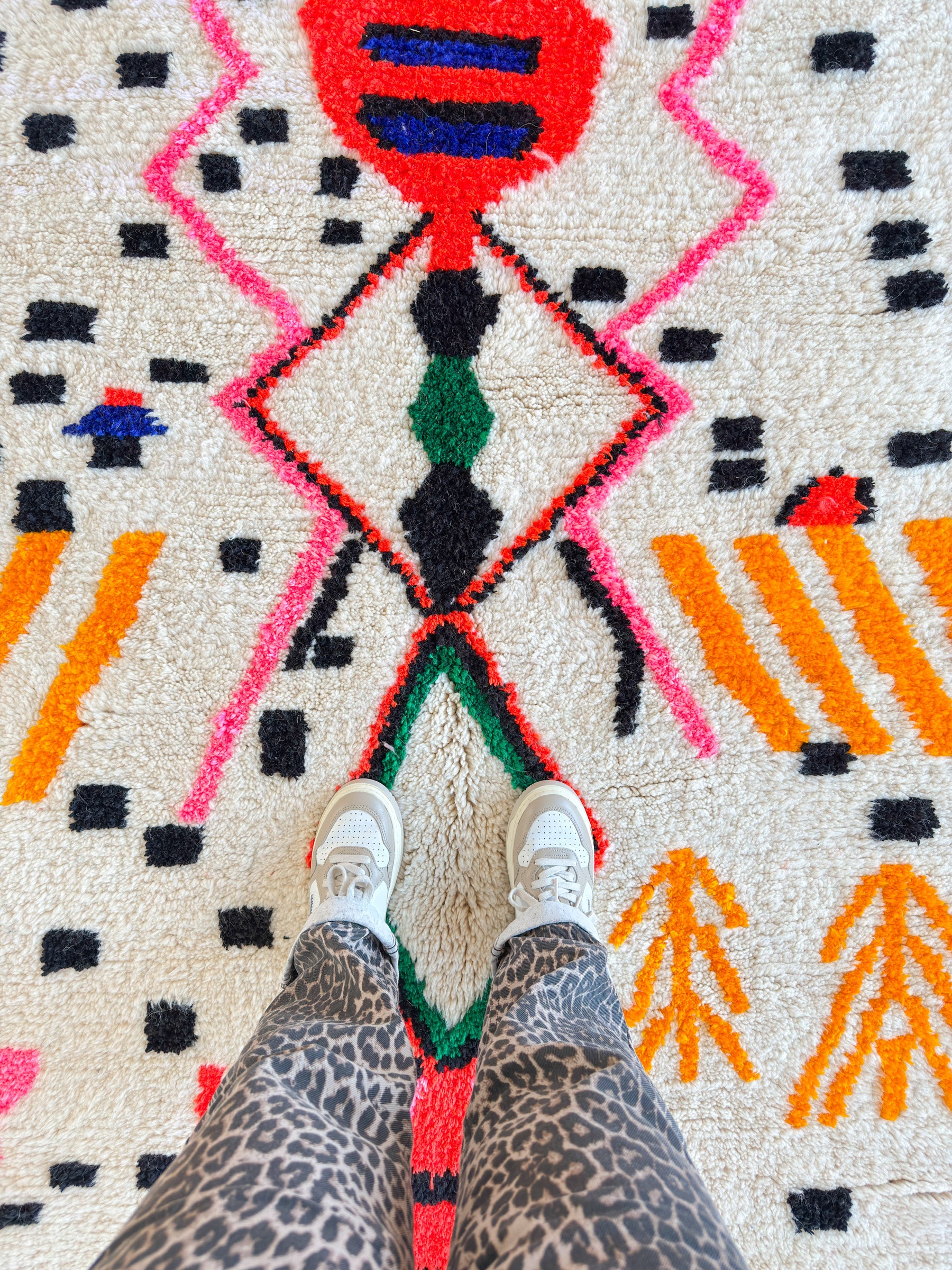 Colorful Berber rug 153 x 285 cm - n°2008