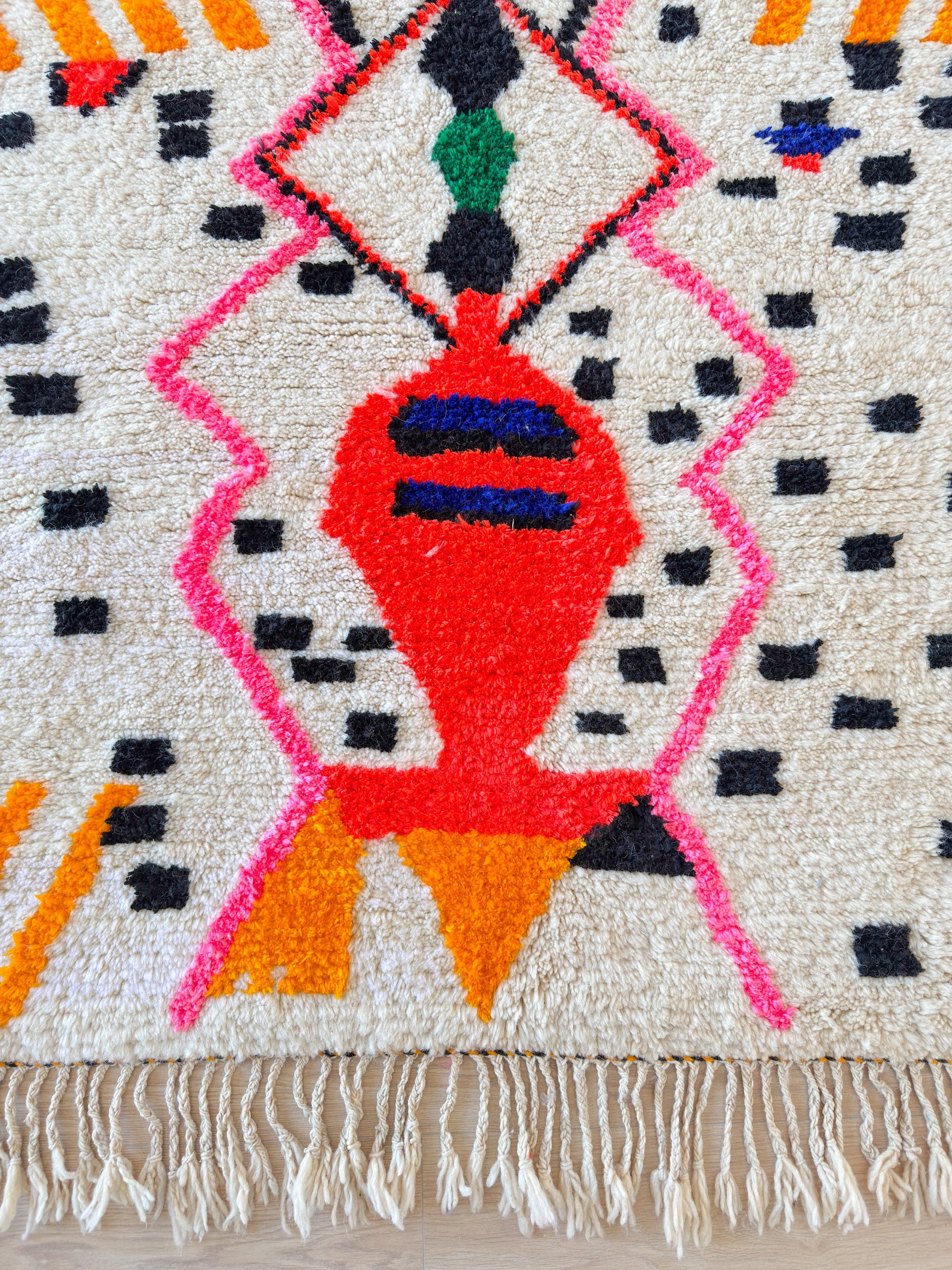 Tapis berbère coloré 153 x 285 cm - n°2008