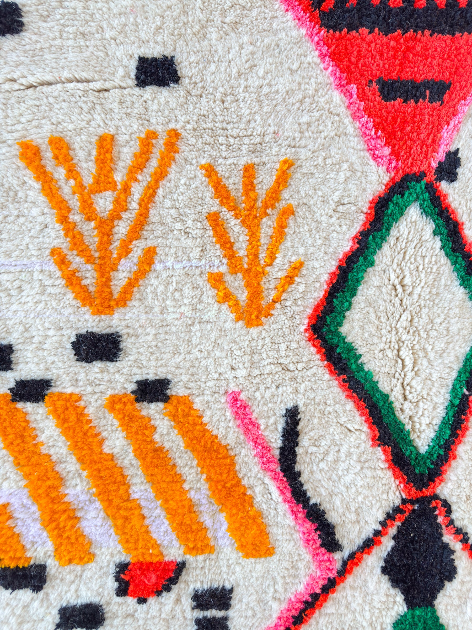 Tapis berbère coloré 153 x 285 cm - n°2008