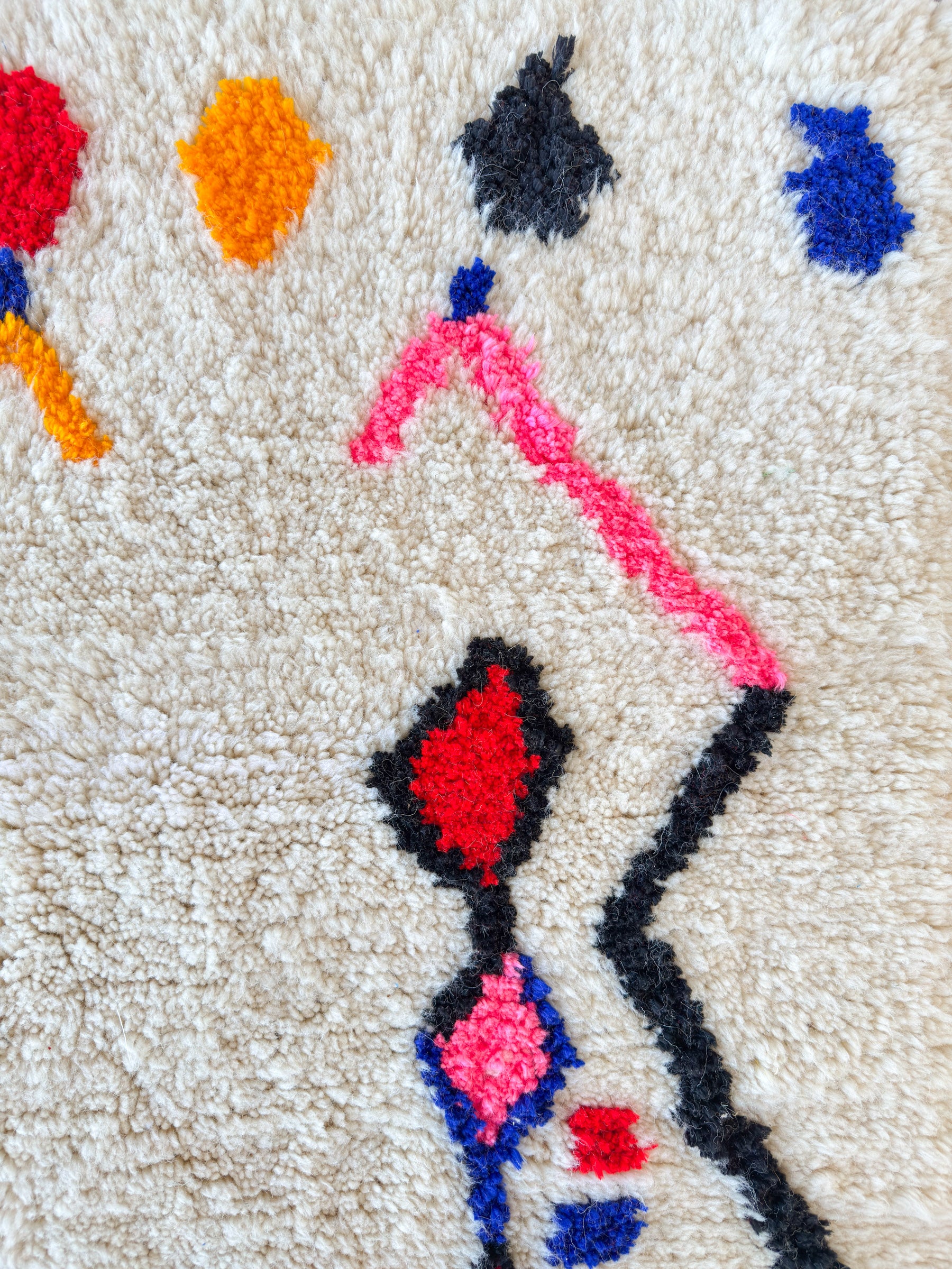 Colorful Berber rug 138 x 266 cm - no. 2044