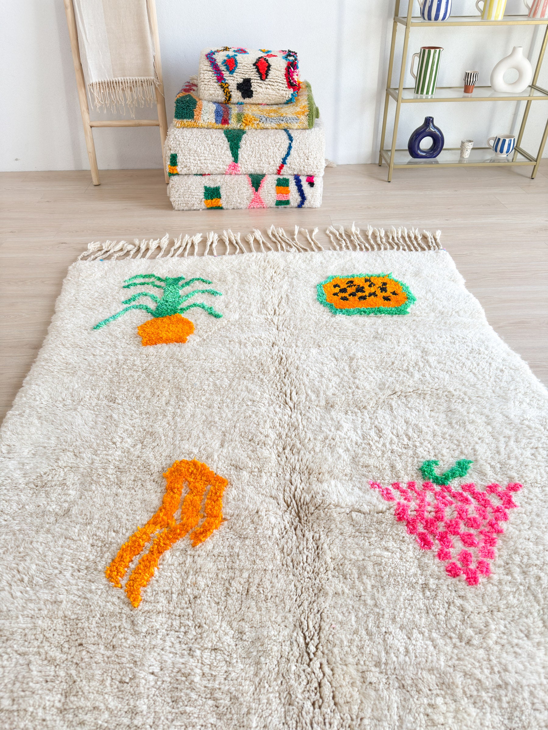 Tapis berbère coloré 149 x 287 cm - n°2337