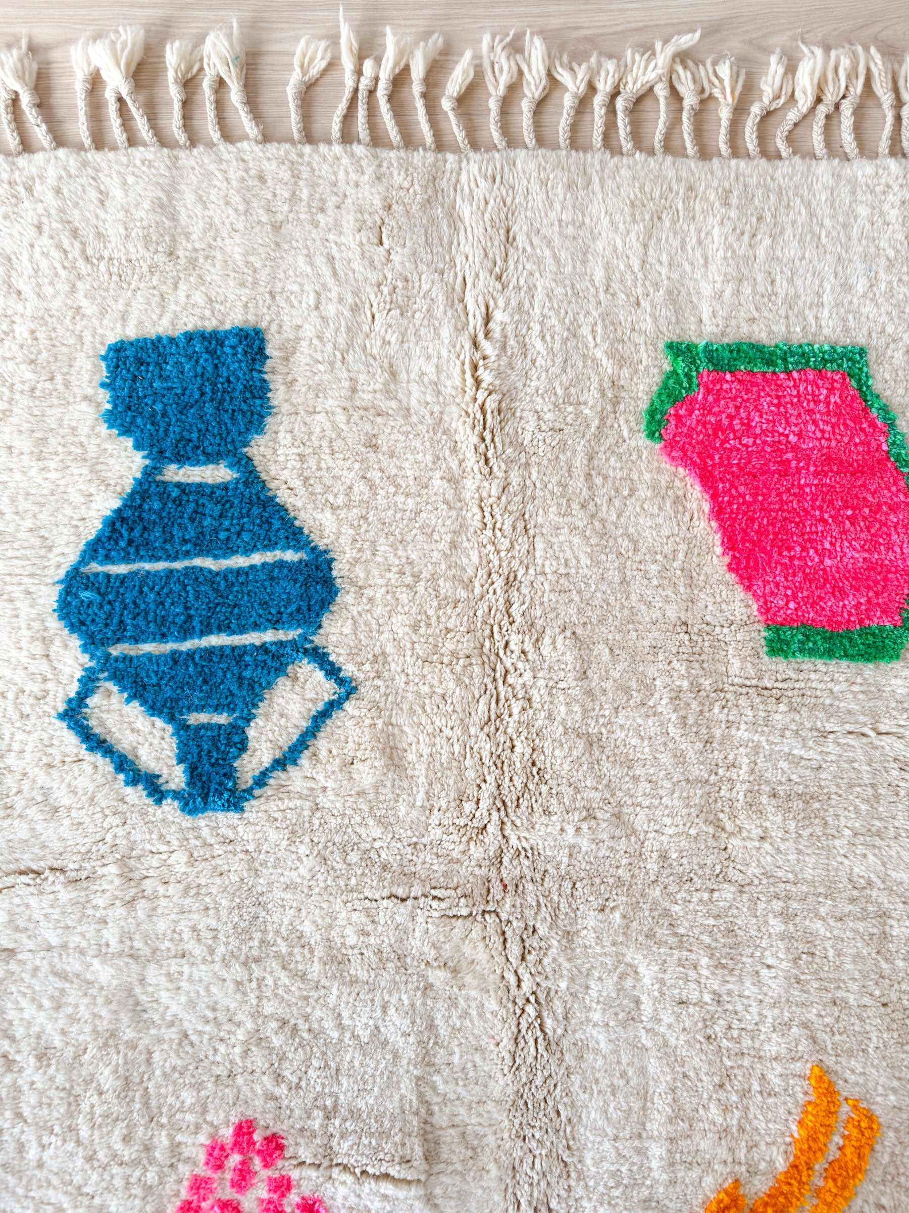 Tapis berbère coloré 149 x 287 cm - n°2337