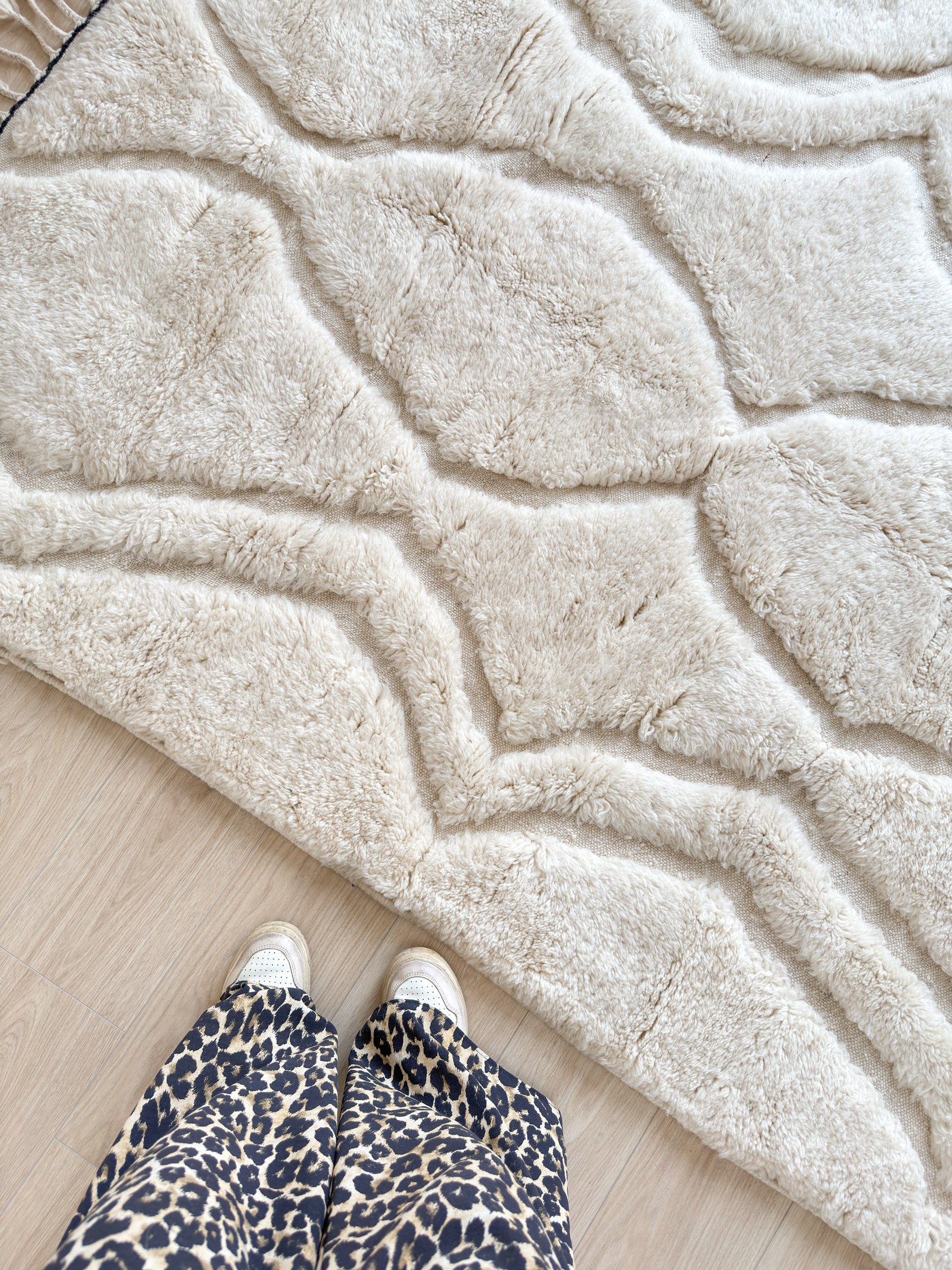 White Berber rug - No. 2316