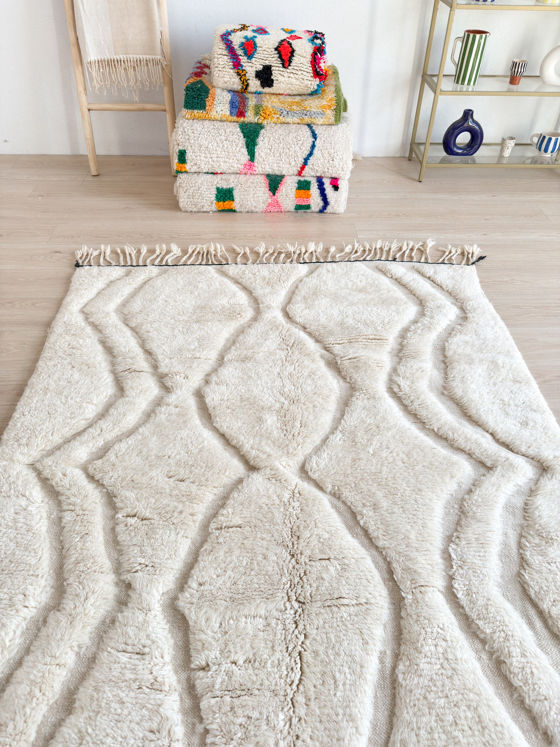 Tapis Berbère blanc - n°2316