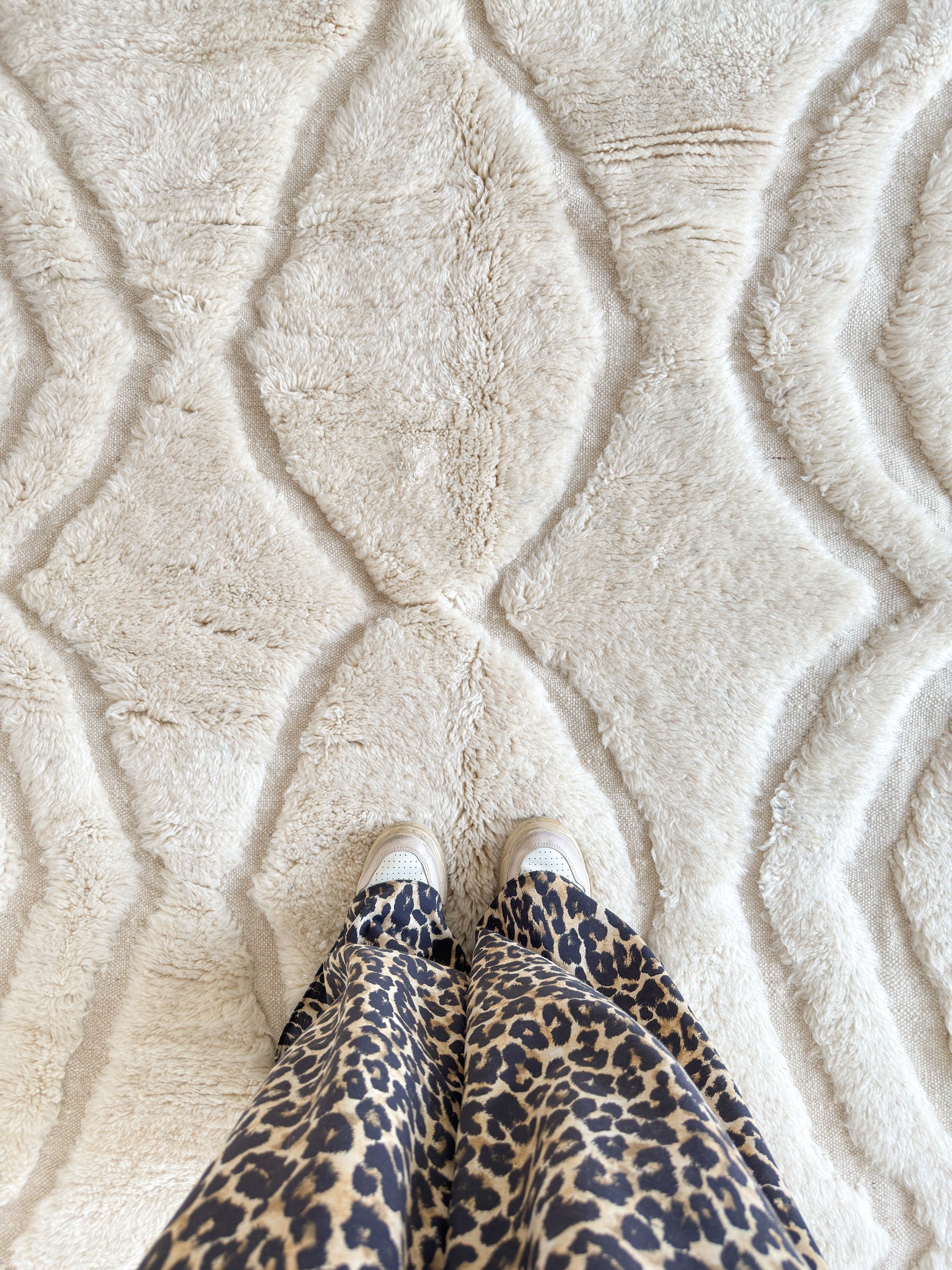 White Berber rug - No. 2316