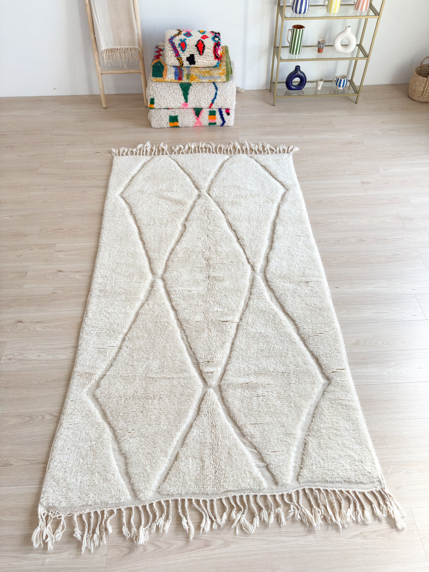 White Berber rug - No. 2317