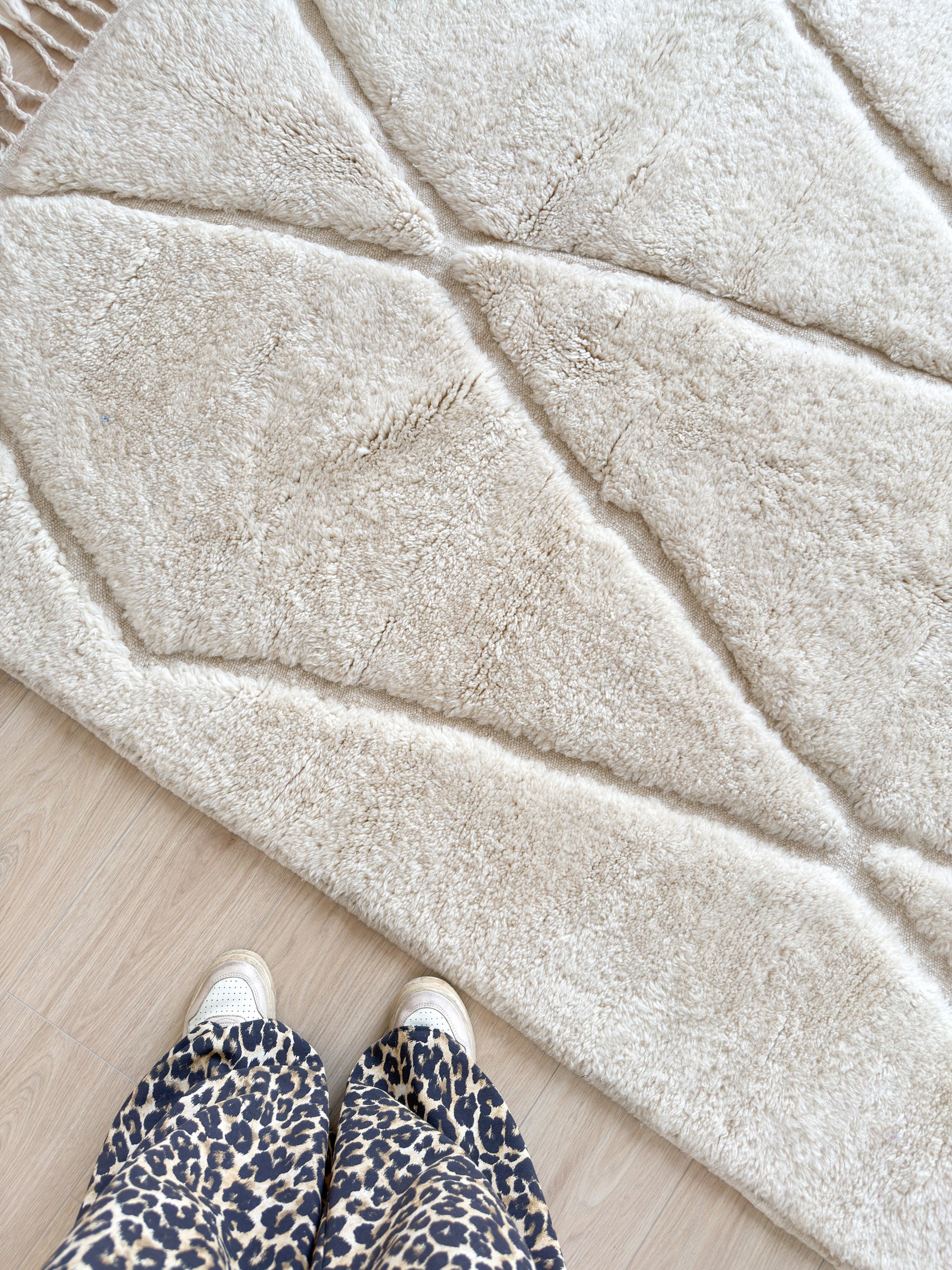 White Berber rug - No. 2317