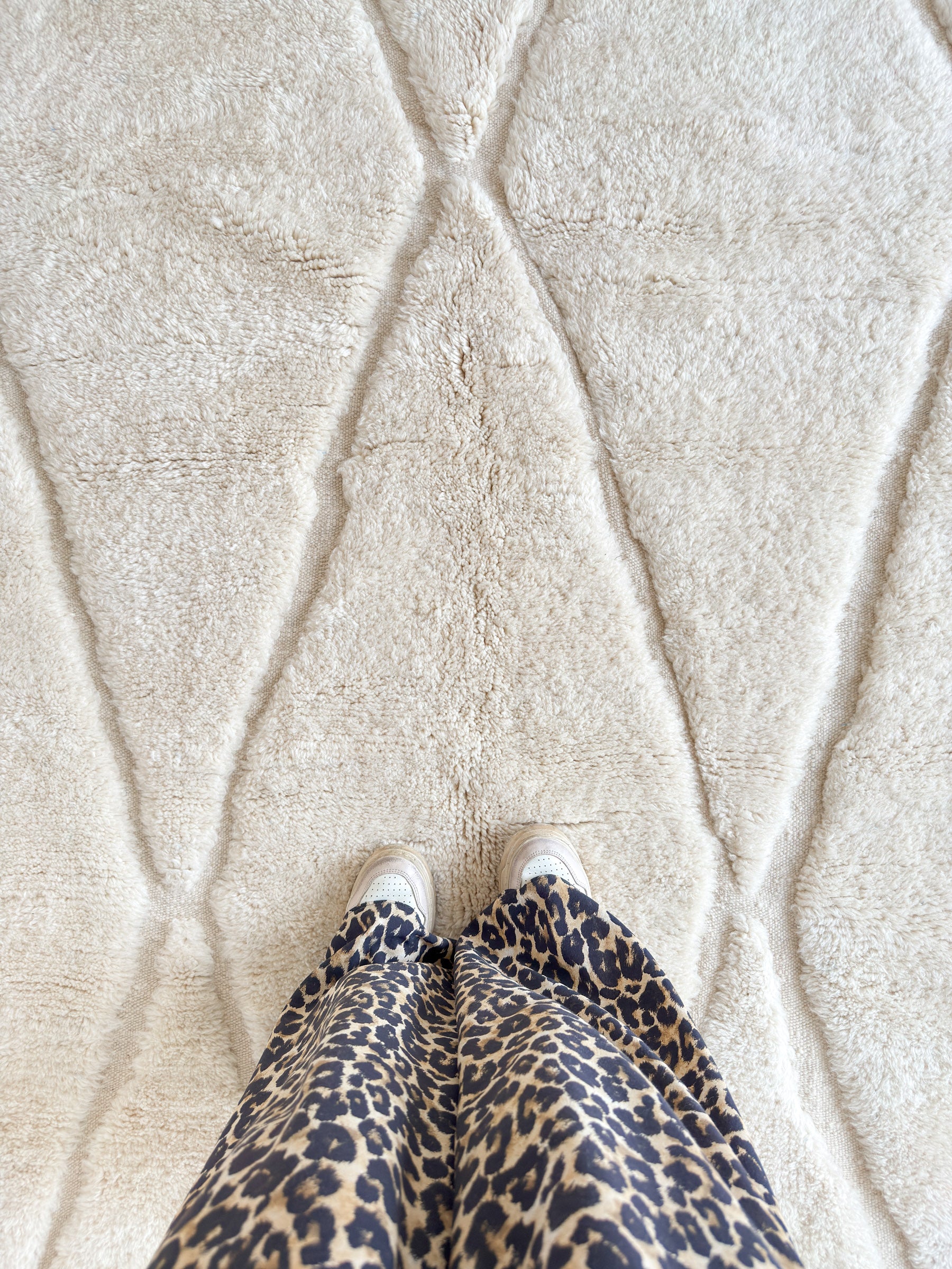 White Berber rug - No. 2317