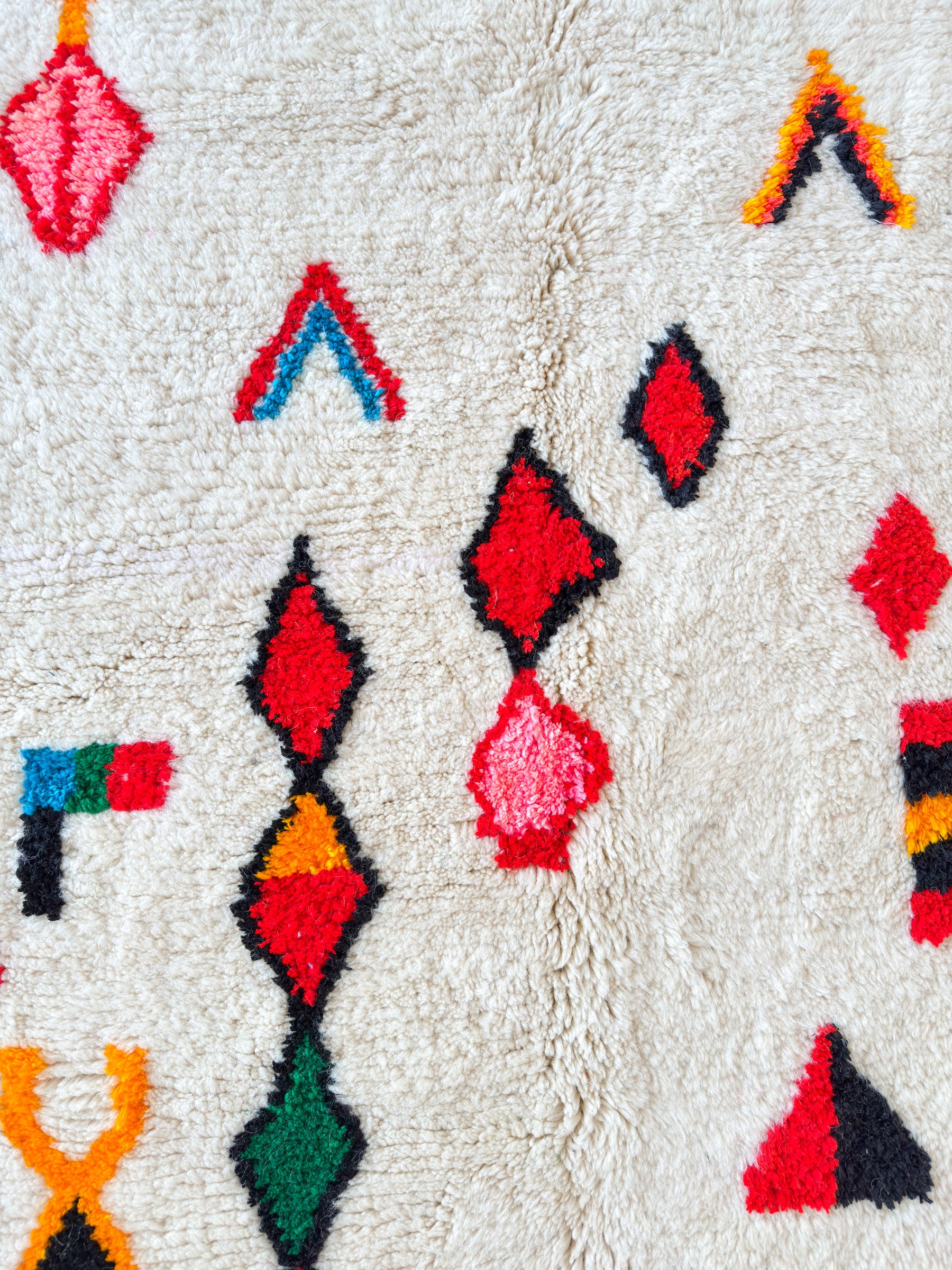 Bunter Berberteppich 148 x 274 cm - Nr. 2002