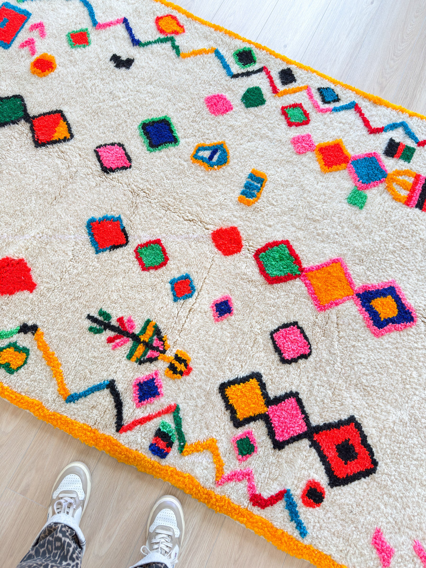 Tapis berbère coloré - n°522