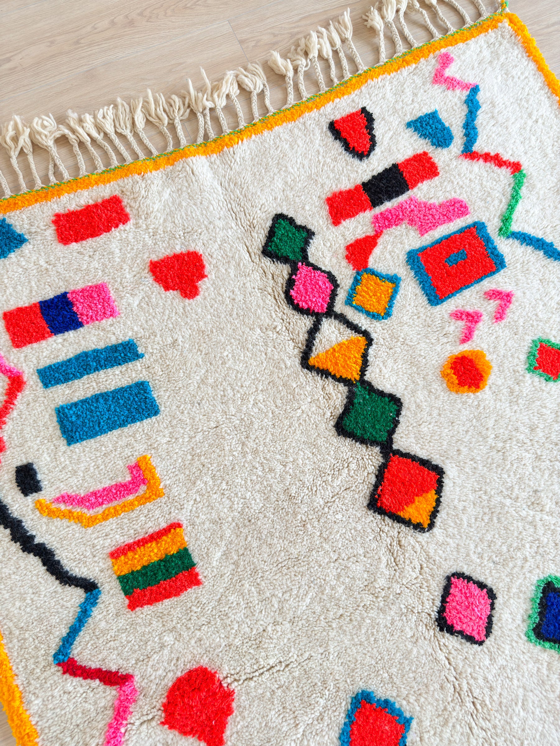Tapis berbère coloré - n°522