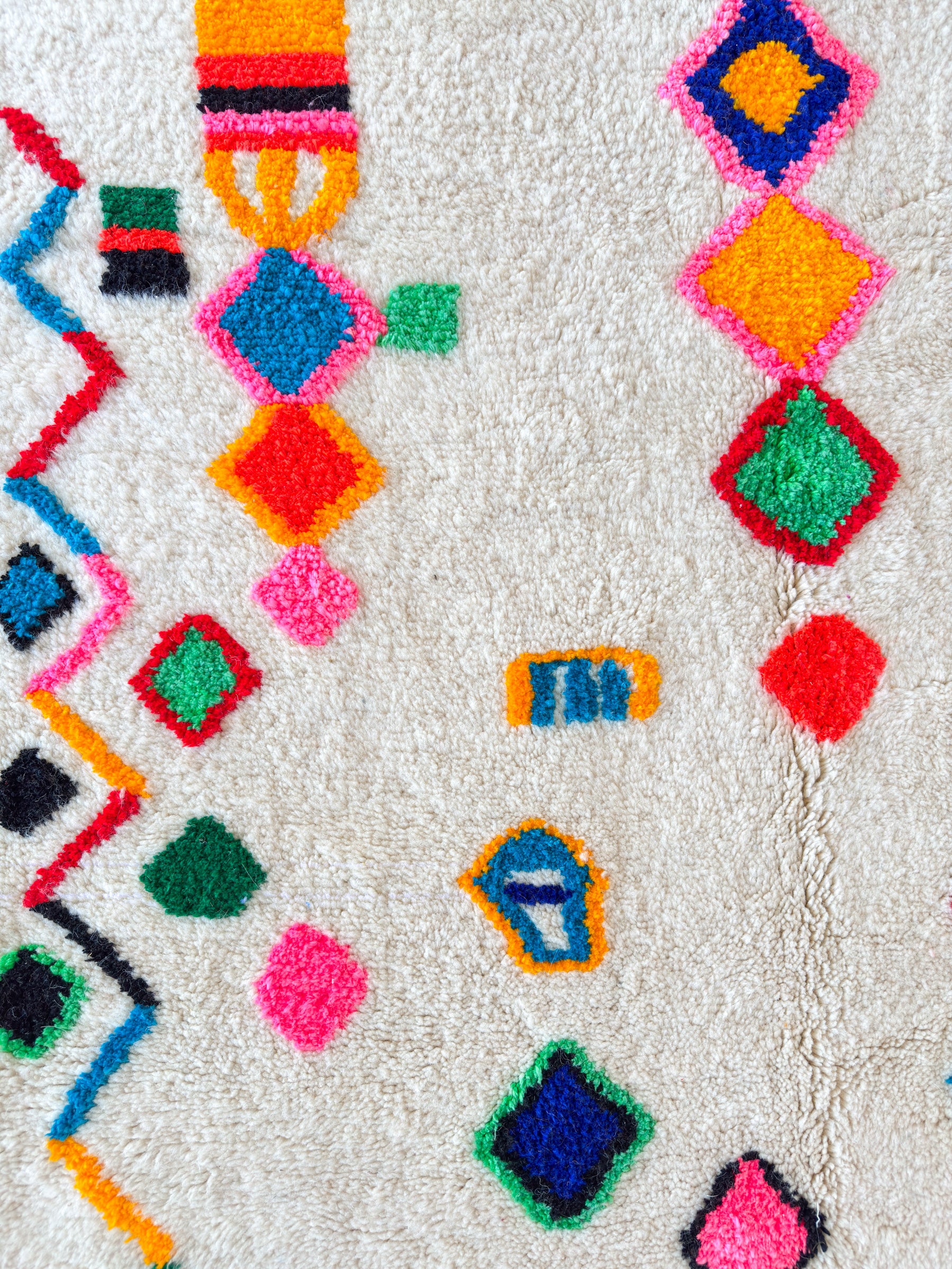 Tapis berbère coloré - n°522