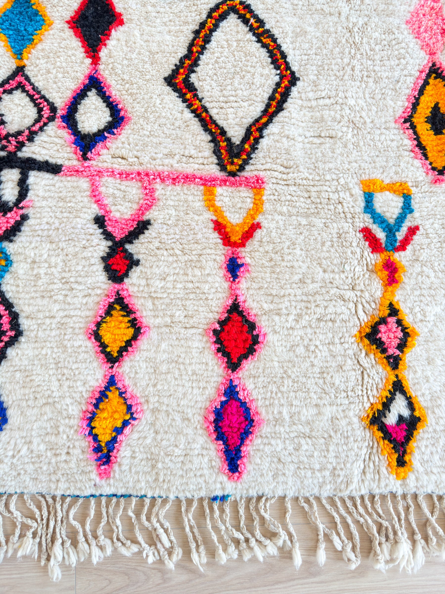 Tapis berbère coloré 152 x 278 cm - n°2037