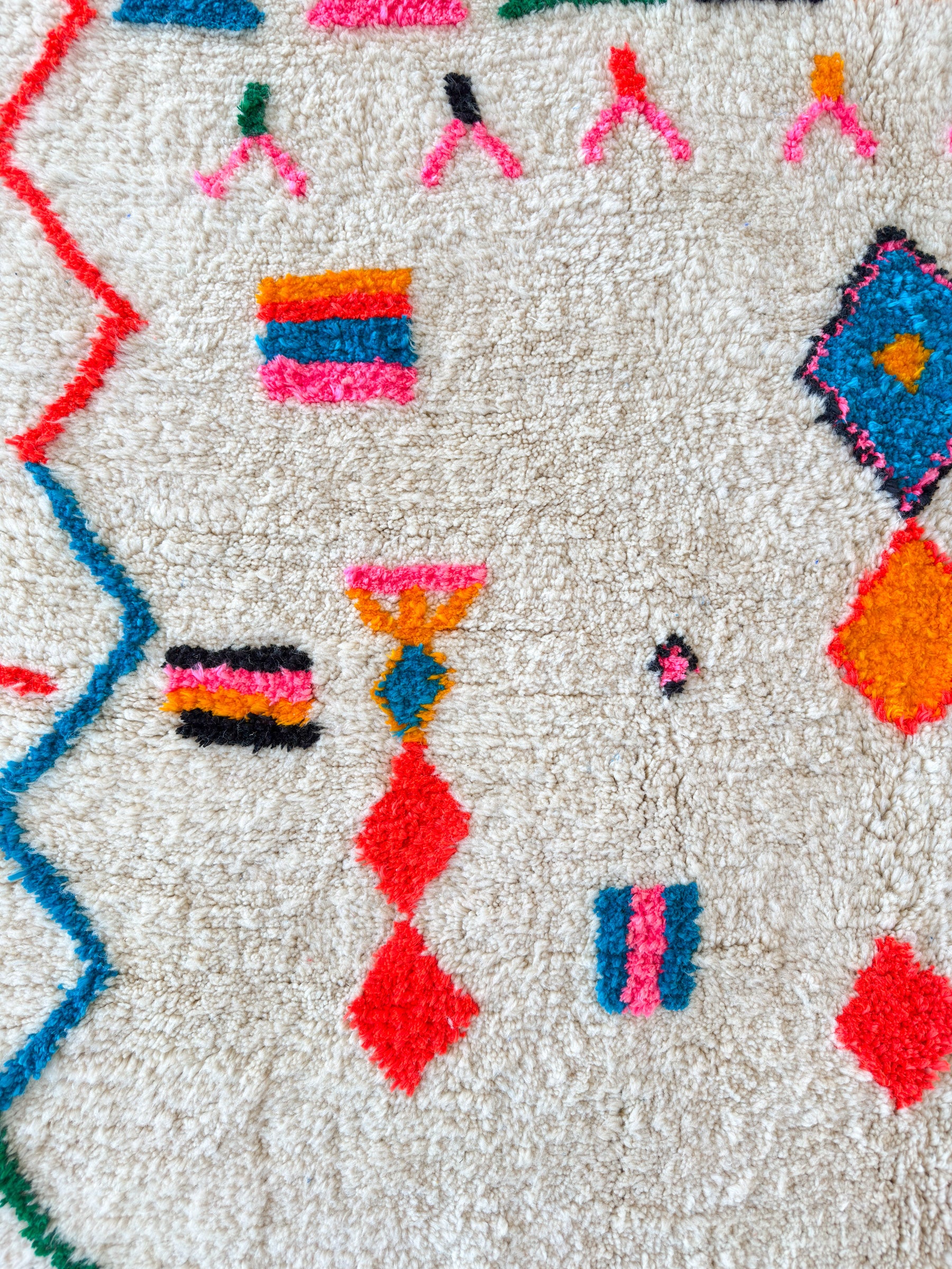 Bunter Berberteppich – Nr. 744