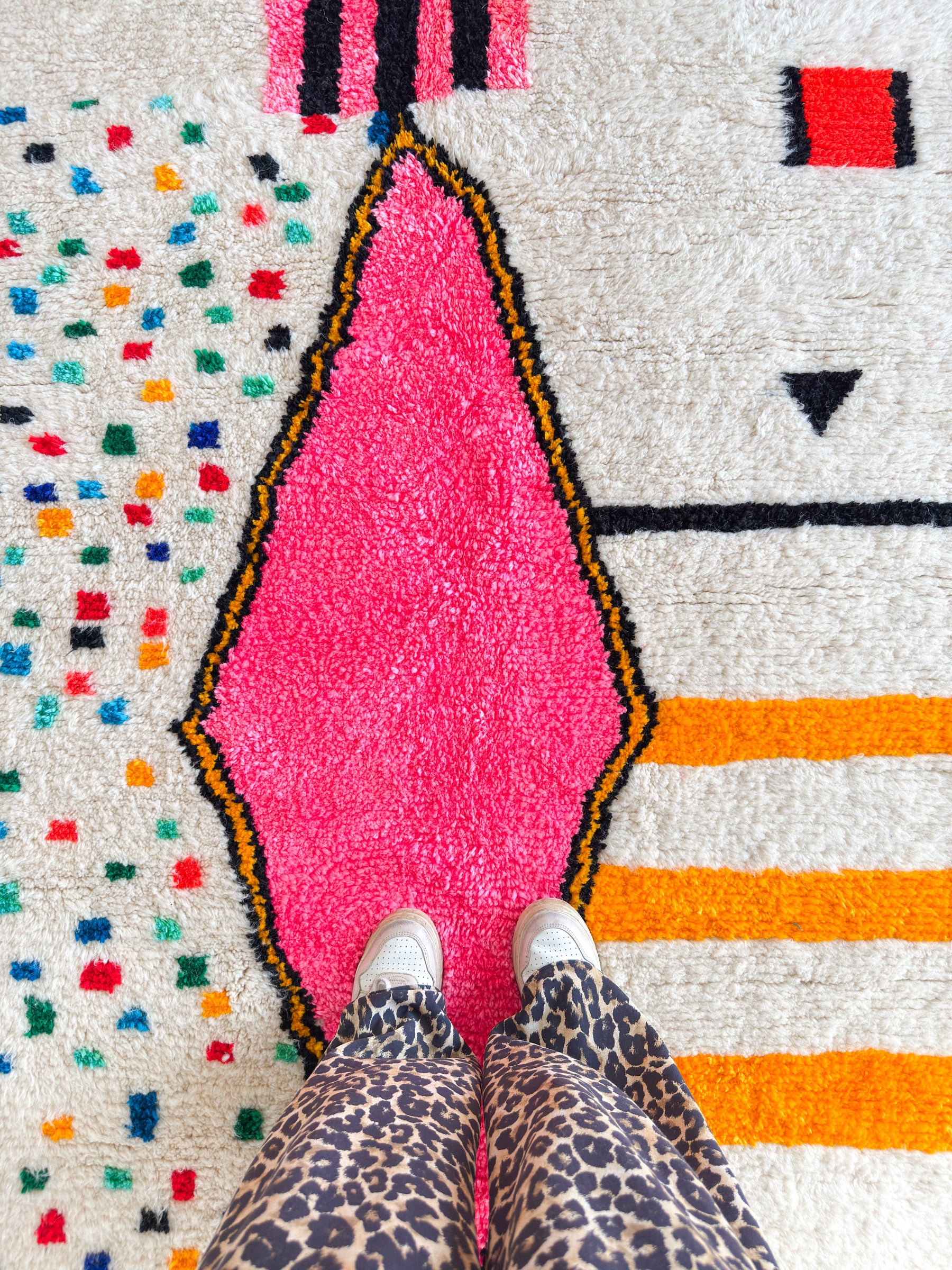 Colorful Berber rug 266 x 351 cm - n°2335