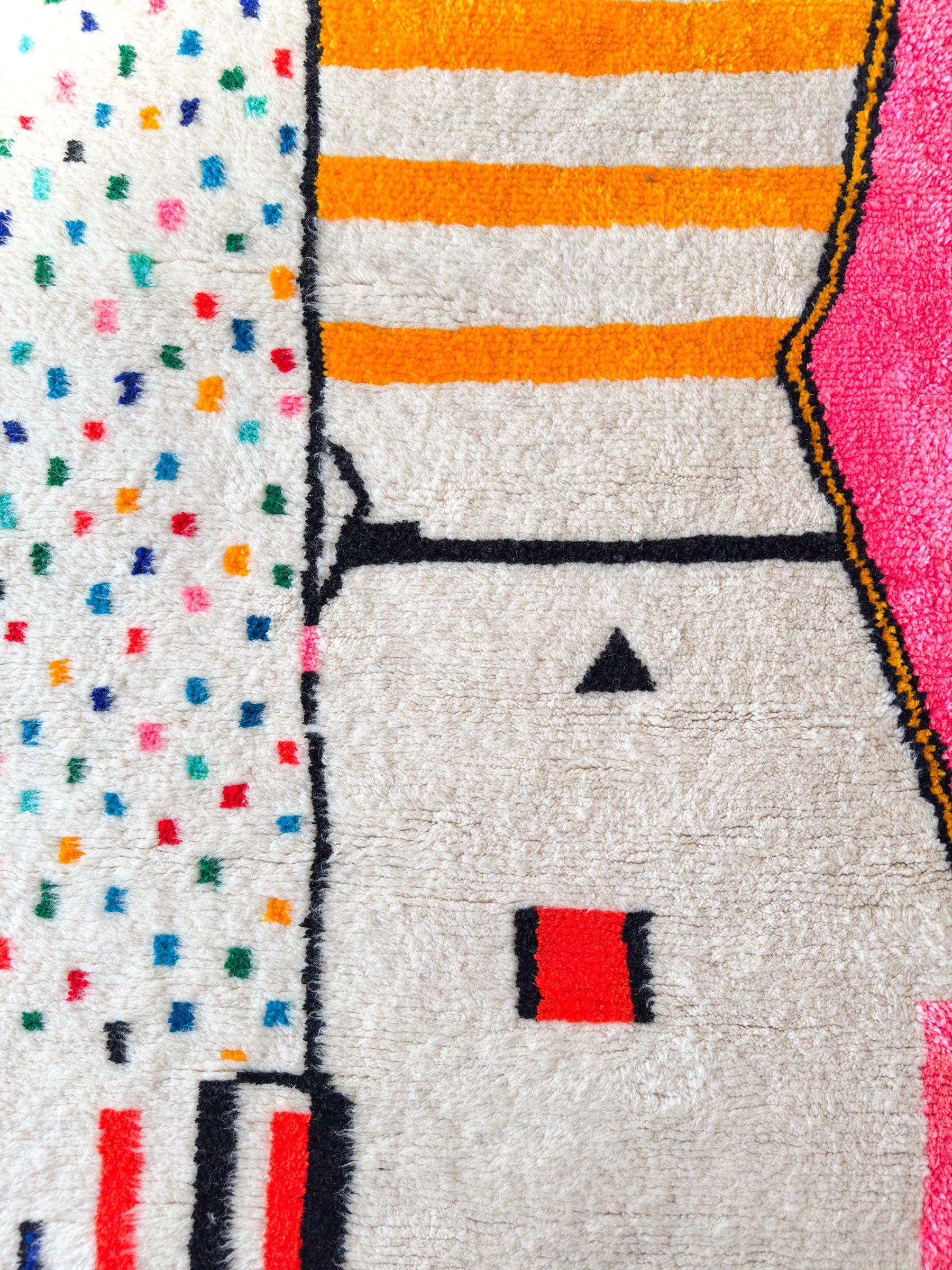 Tapis berbère coloré 266 x 351 cm - n°2335
