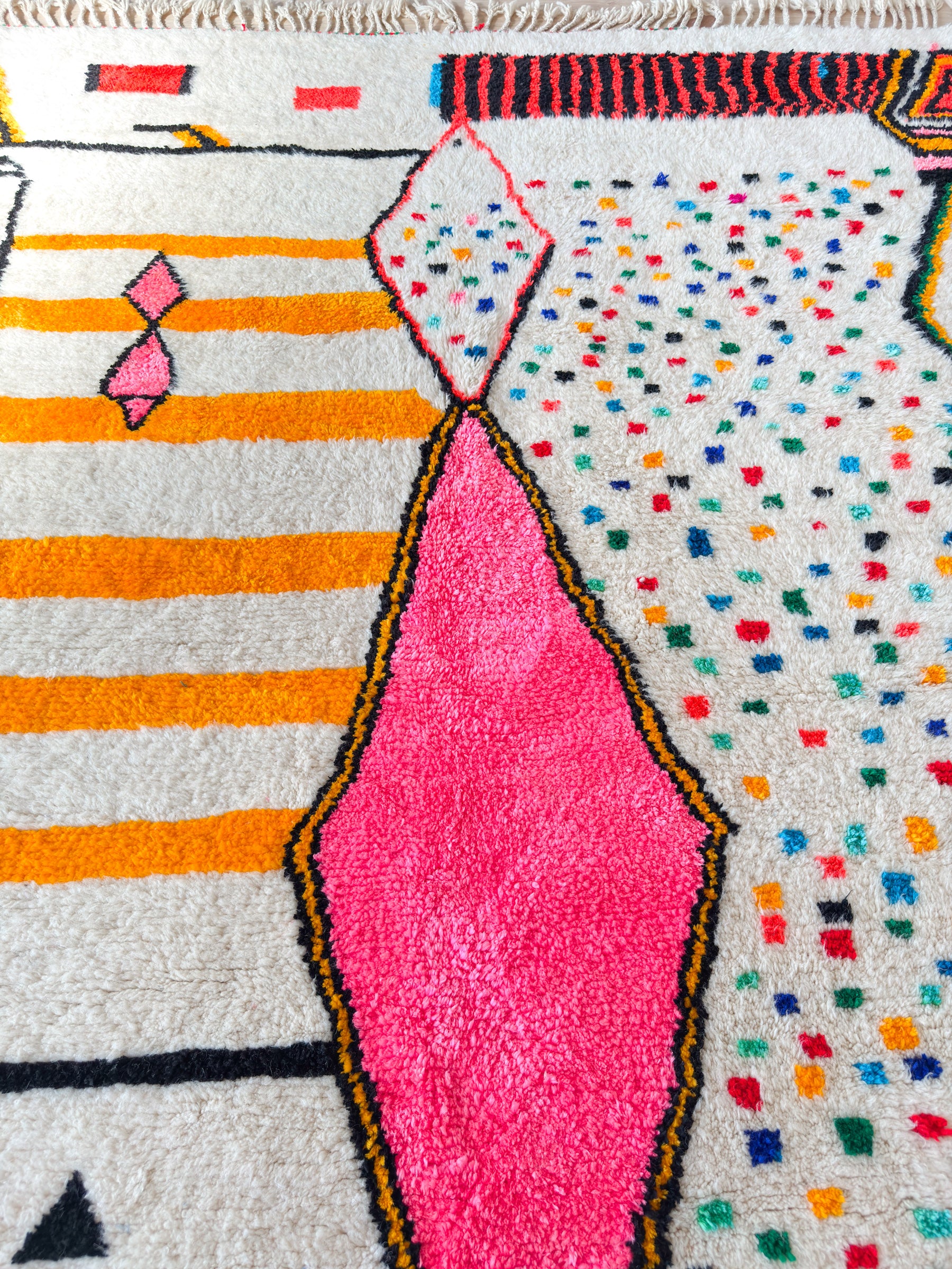 Tapis berbère coloré 266 x 351 cm - n°2335
