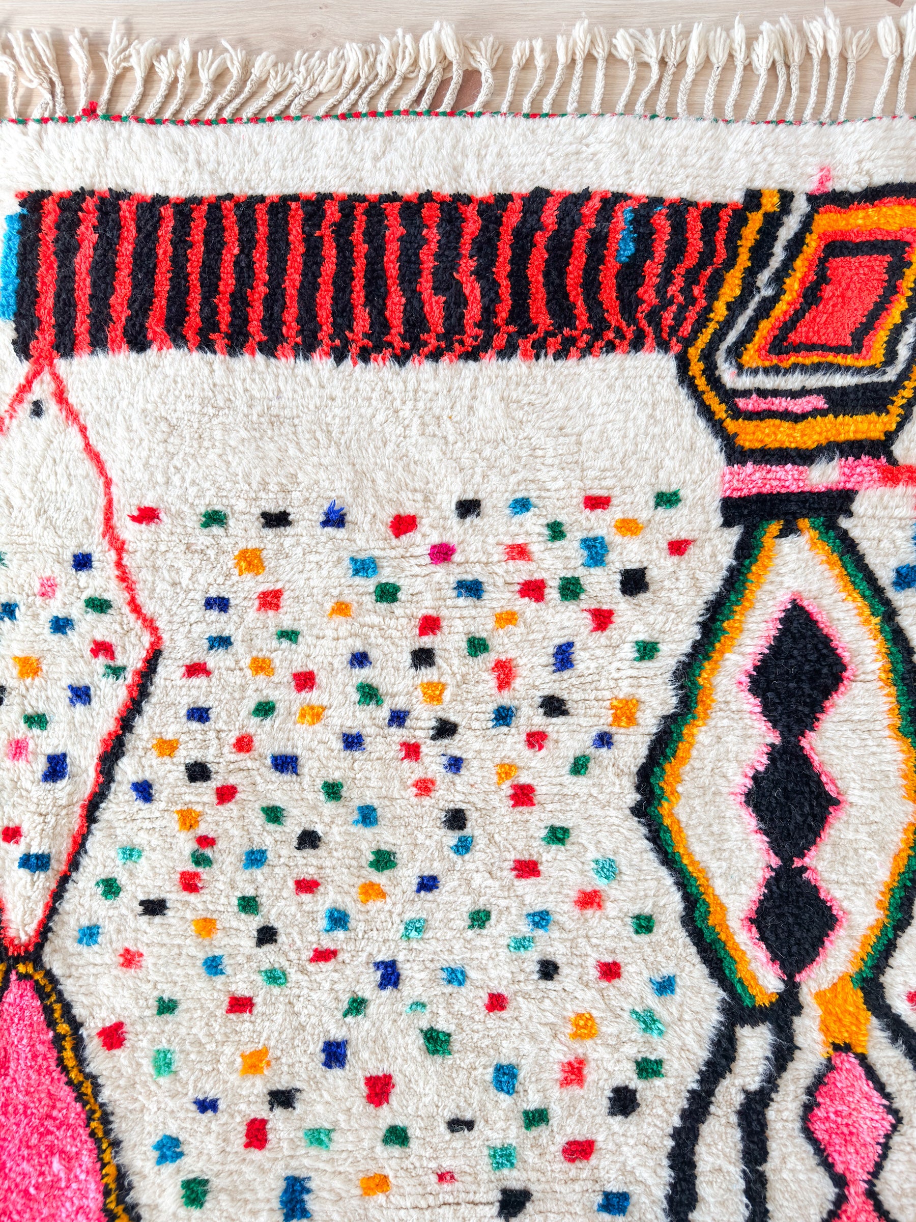 Colorful Berber rug 266 x 351 cm - n°2335