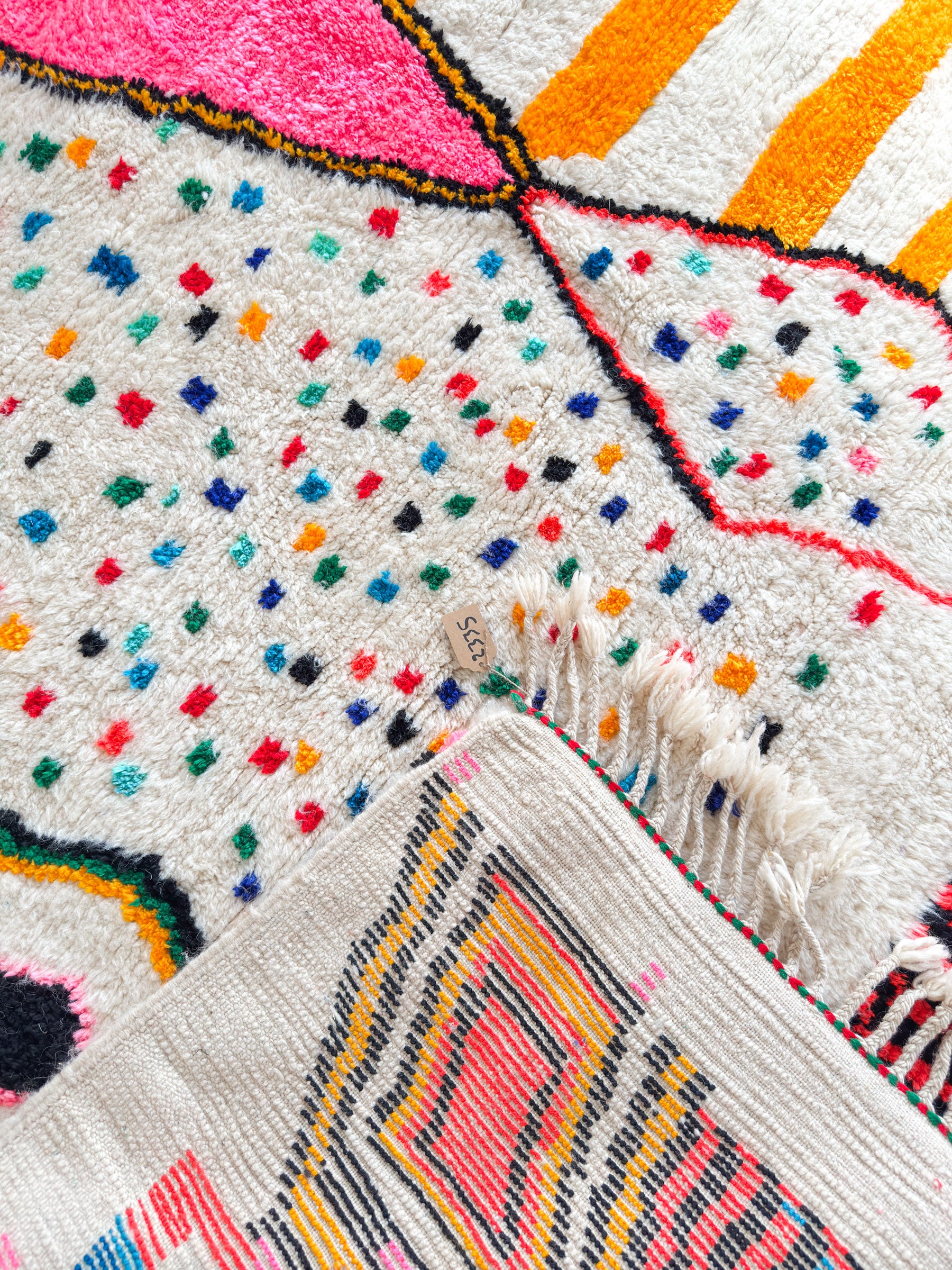 Tapis berbère coloré 266 x 351 cm - n°2335