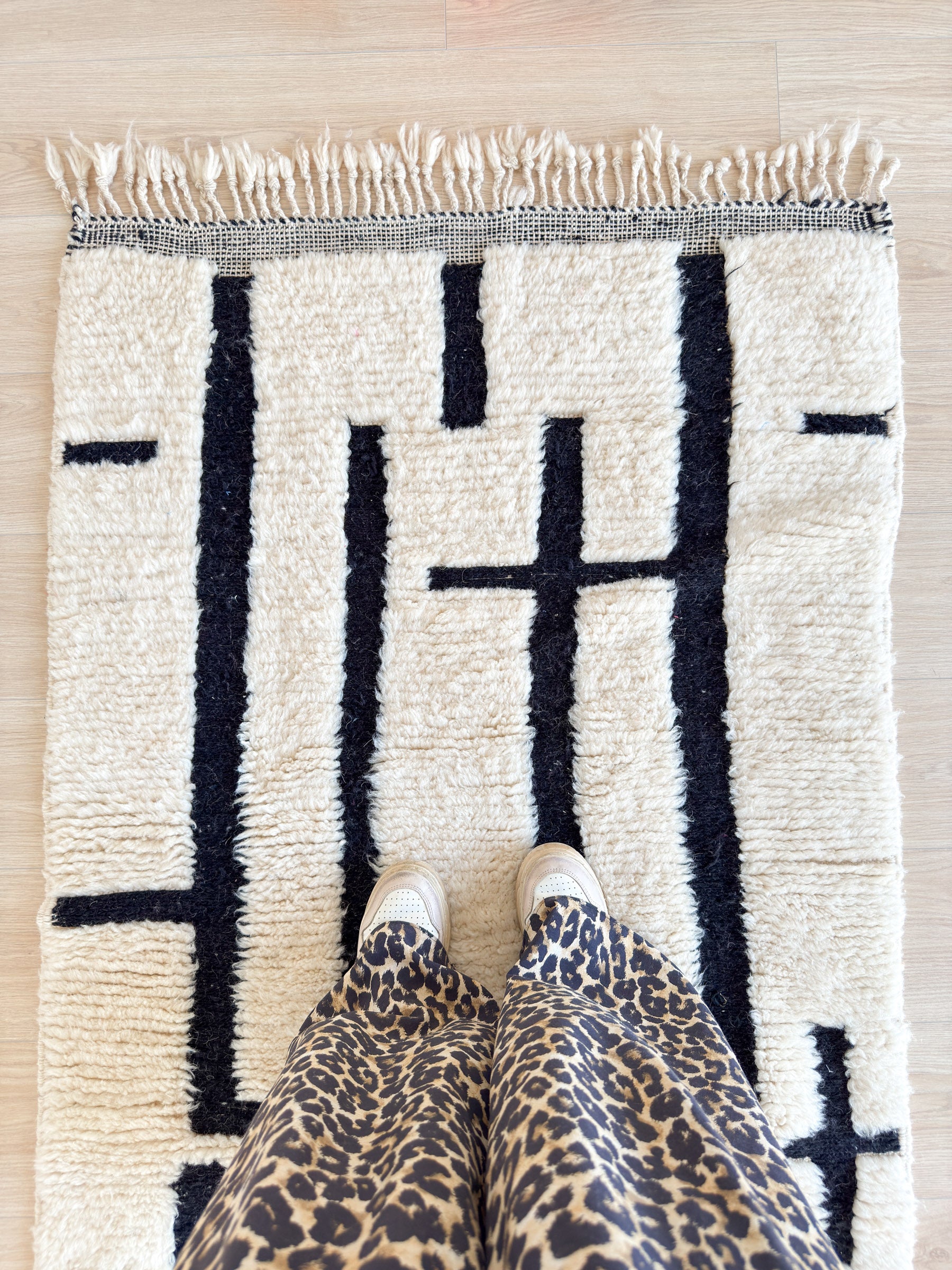 Tapis berbère coloré 97 x 163 cm - n°2282