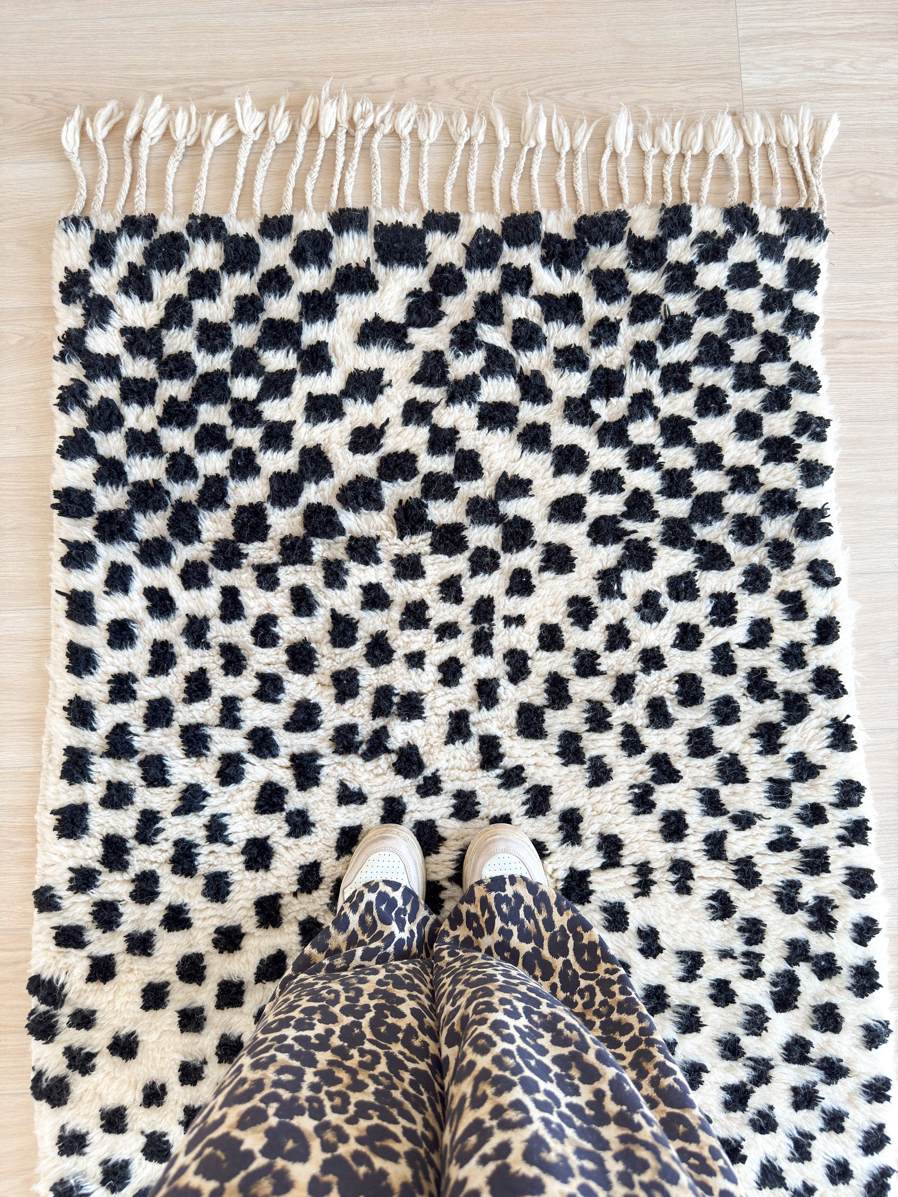 Tapis berbère coloré 100 x 182 cm - n°2292