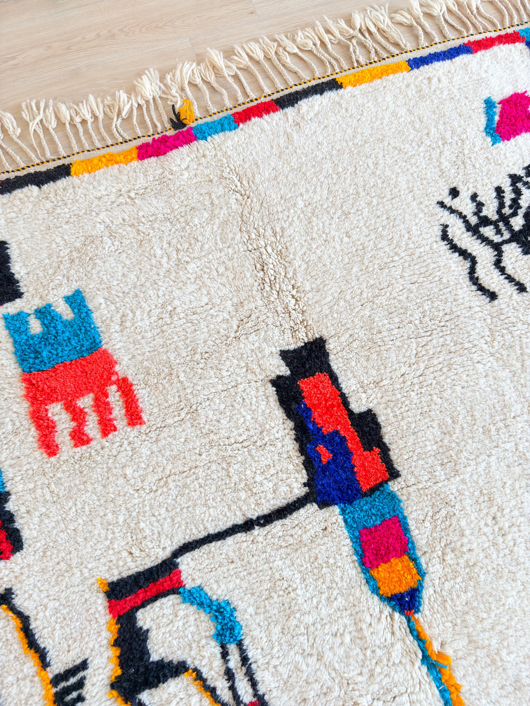 Tapis berbère coloré - n°534