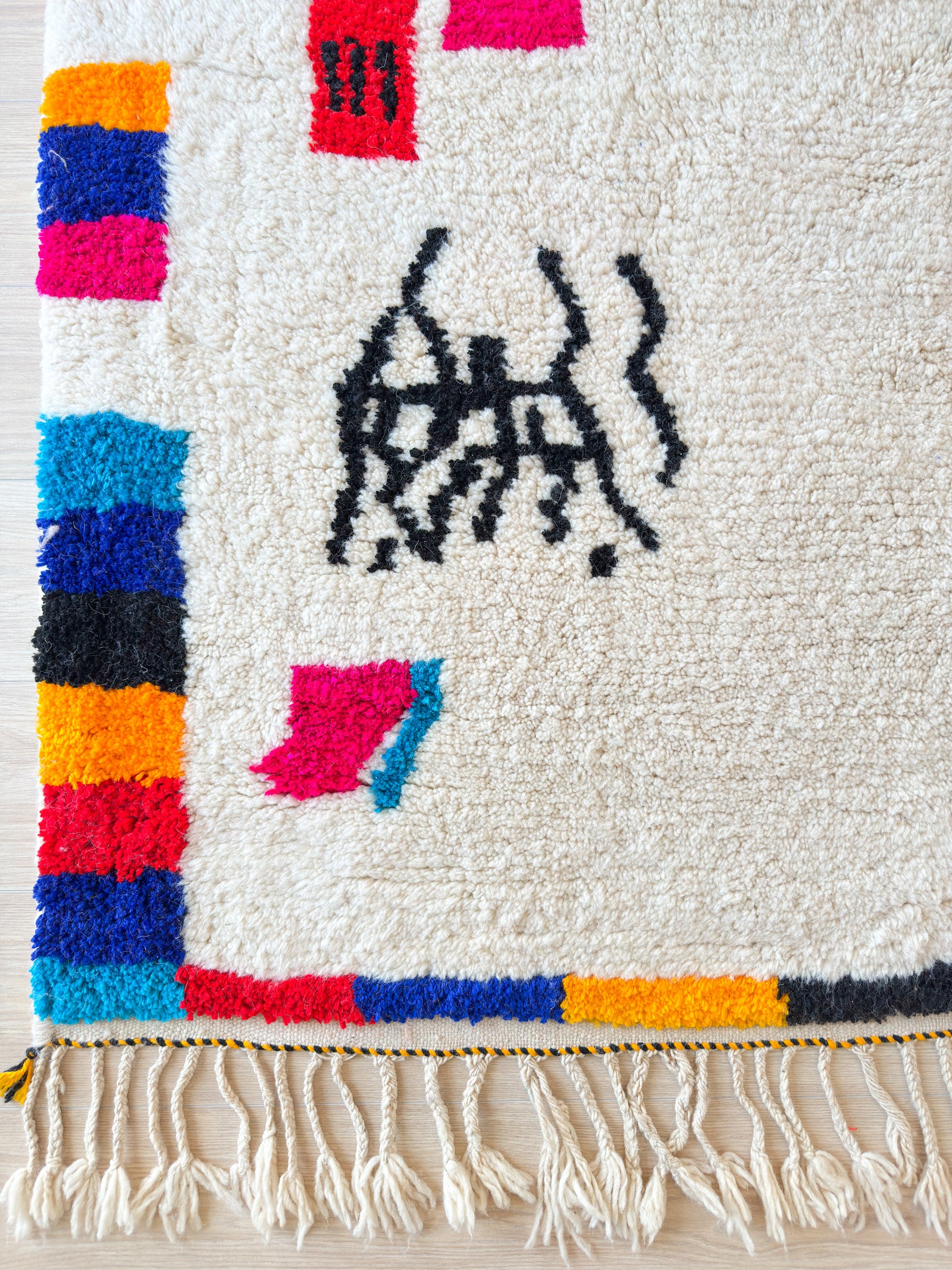 Tapis berbère coloré - n°534