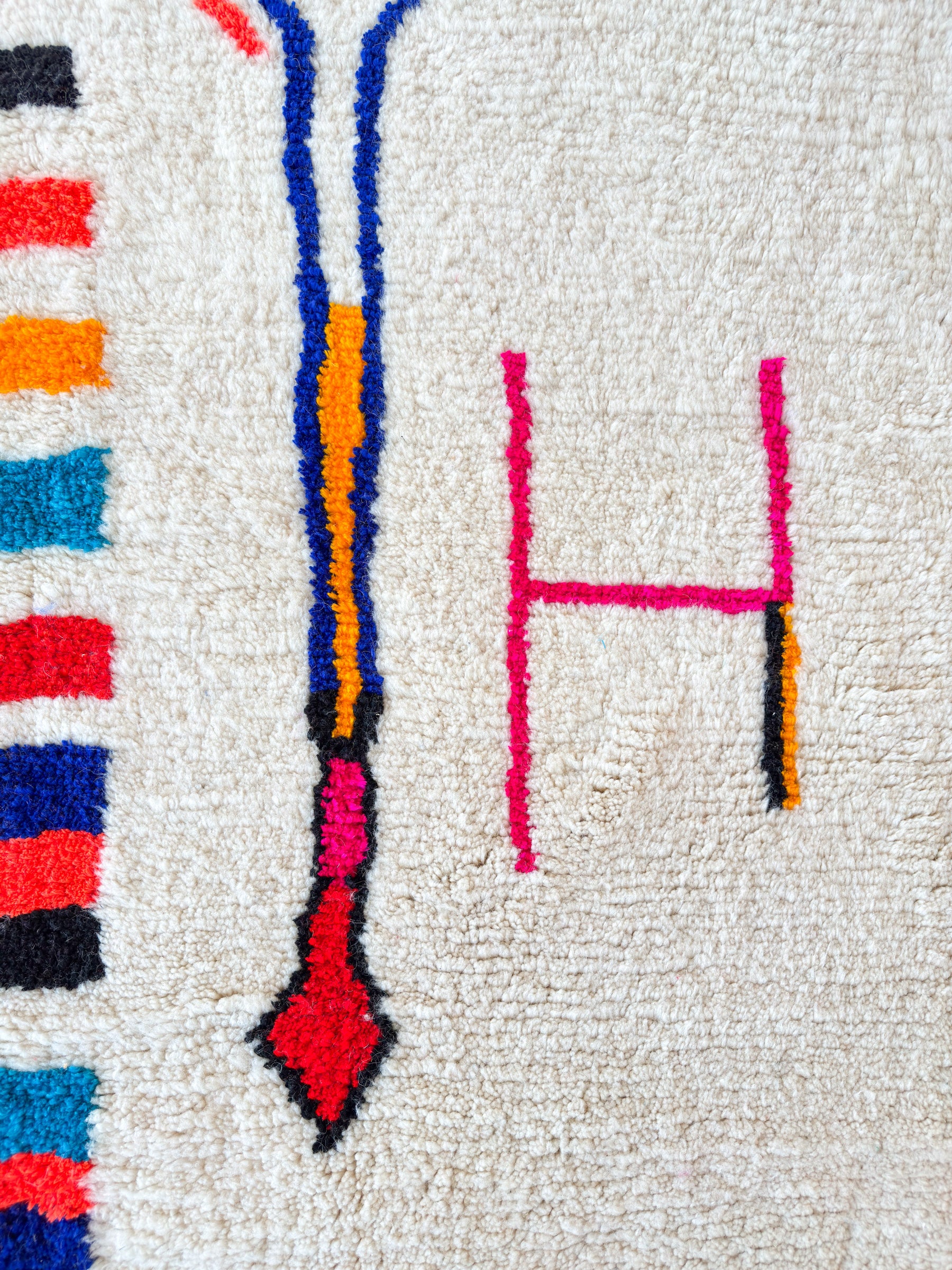 Tapis berbère coloré - n°534