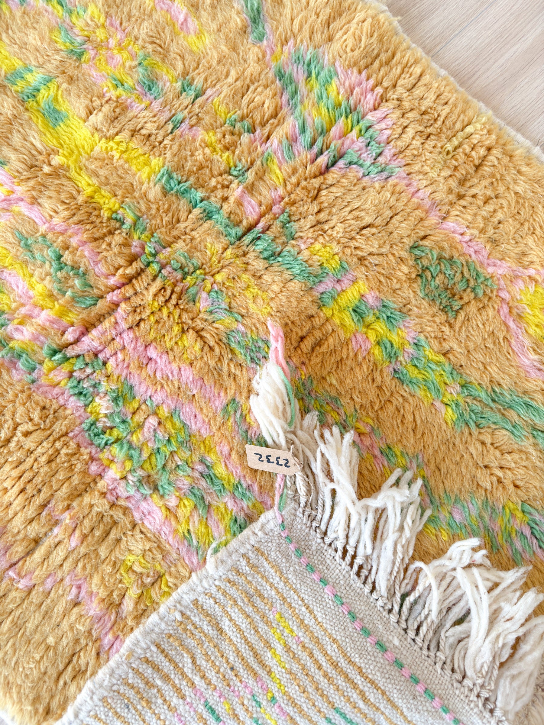 Tapis berbère coloré 96 x 167 cm - n°2332