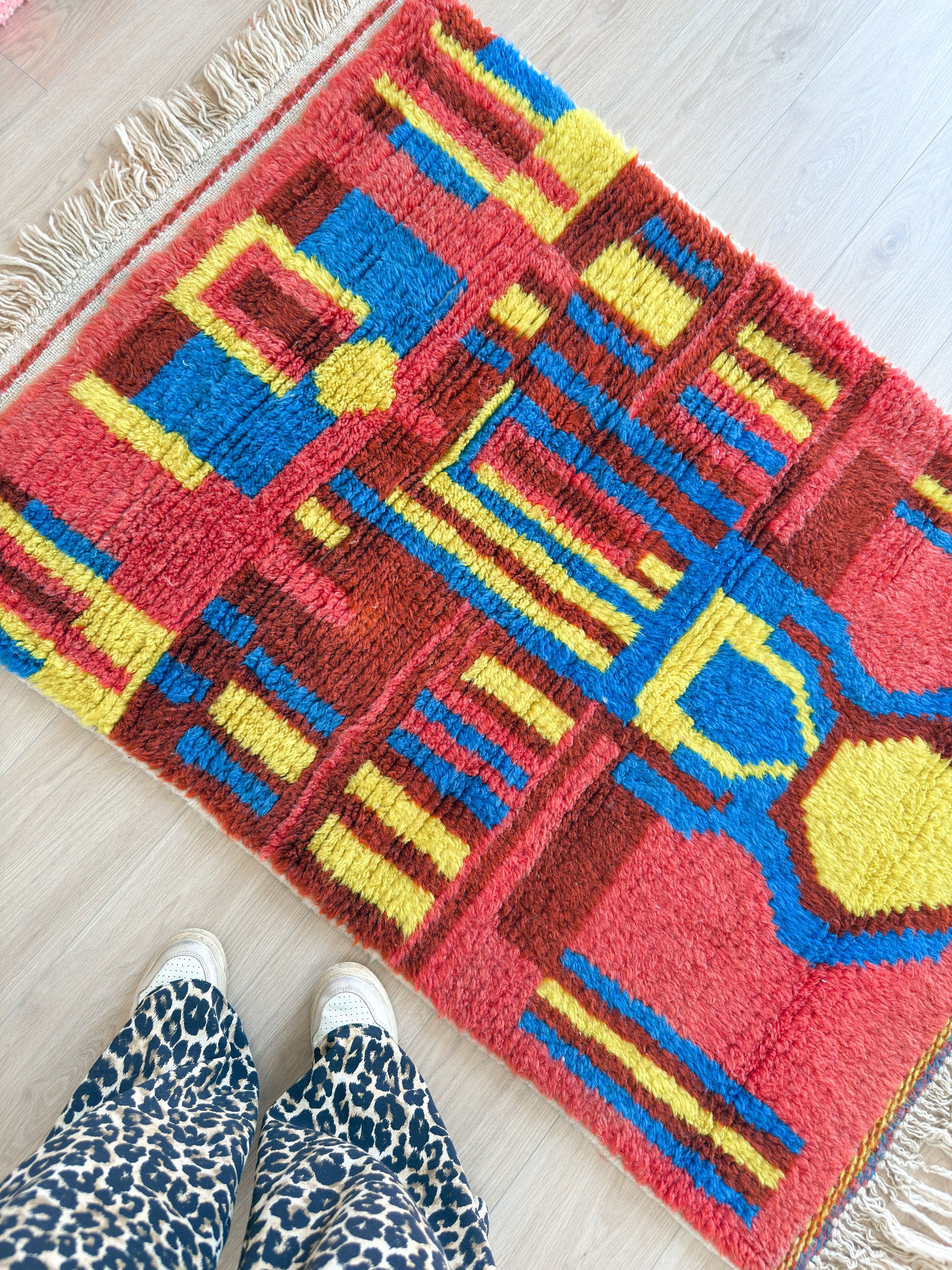 Colorful Berber rug 103 x 164 cm - n°2329