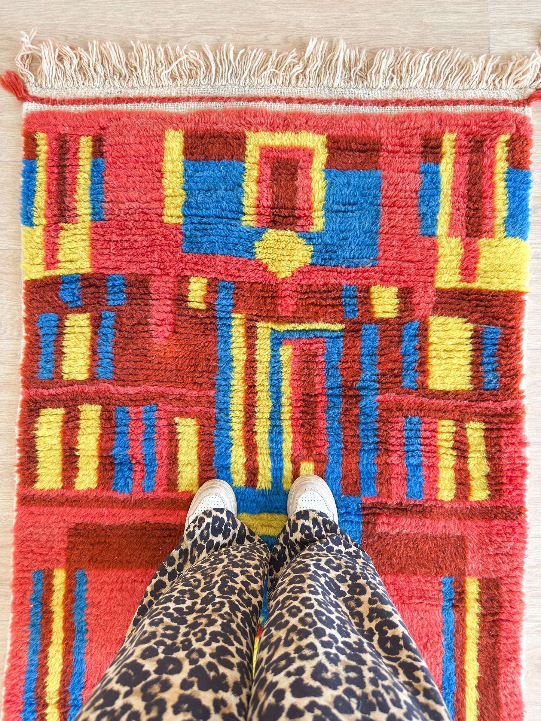 Colorful Berber rug 103 x 164 cm - n°2329