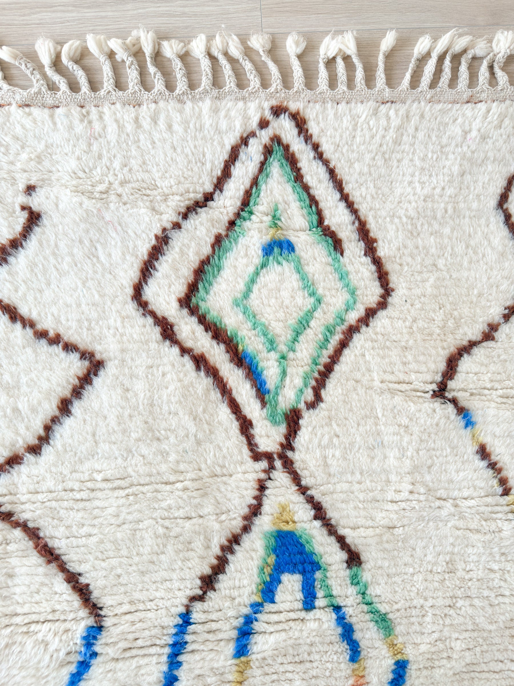 Tapis berbère coloré 105 x 168 cm - n°2333