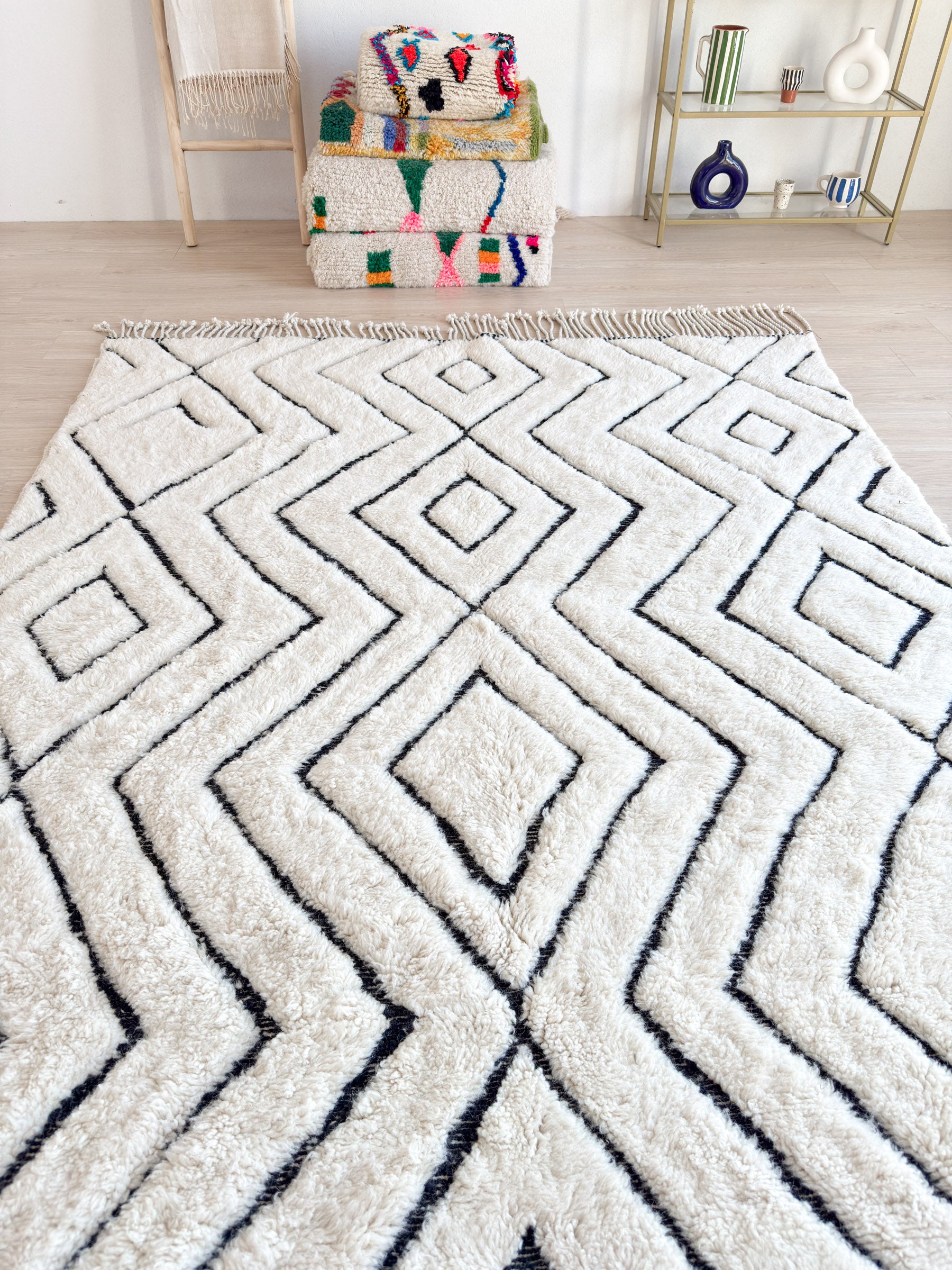 Beni Ouarain Teppich 199 x 342 cm – Nr. 2368