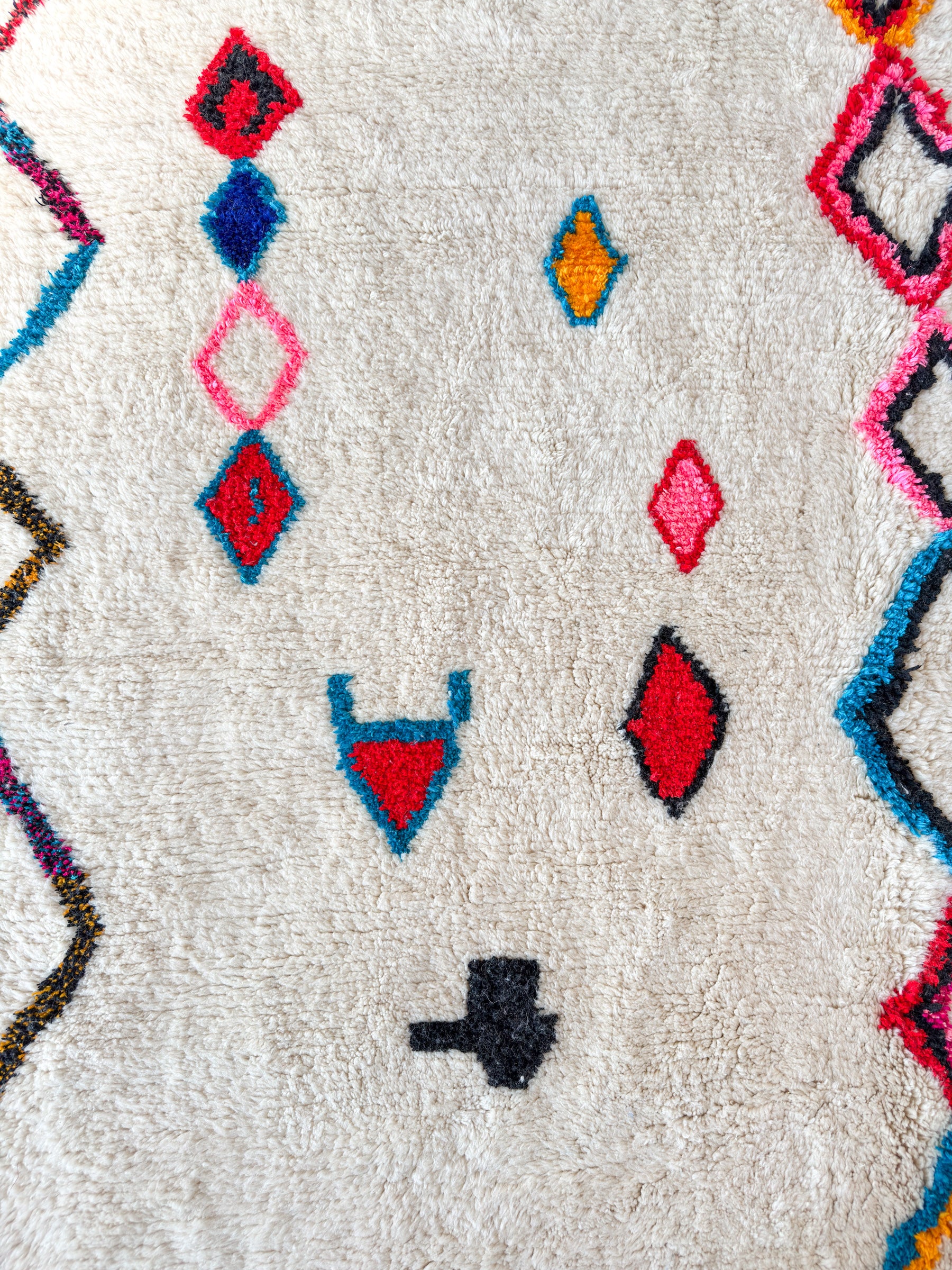 Colorful Berber rug 261 x 355 cm - no. 2342