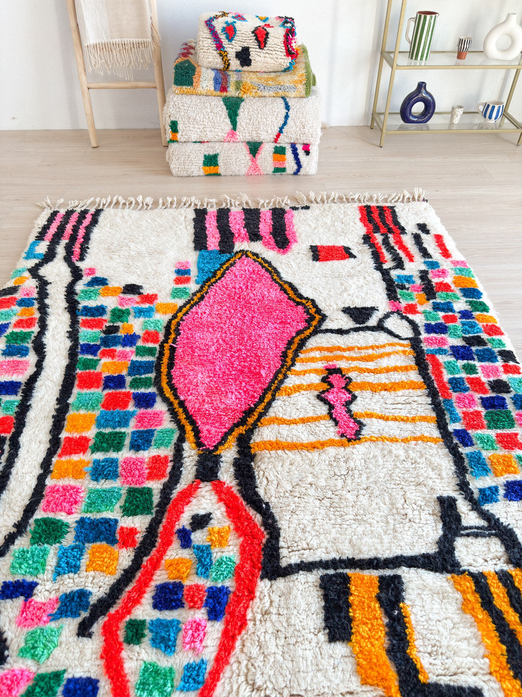 Tapis berbère coloré 177 x 283 cm - n°2310