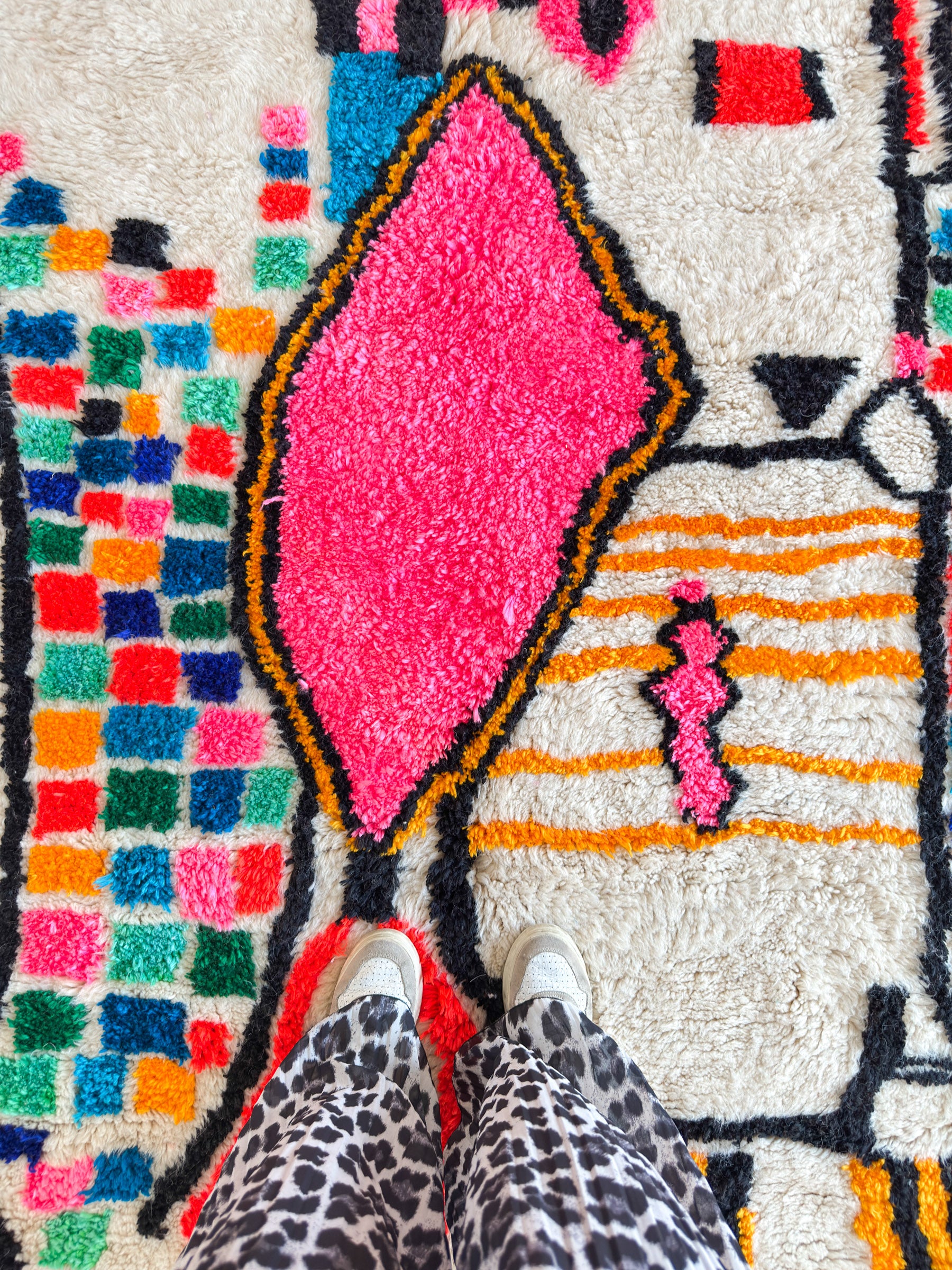 Tapis berbère coloré 177 x 283 cm - n°2310