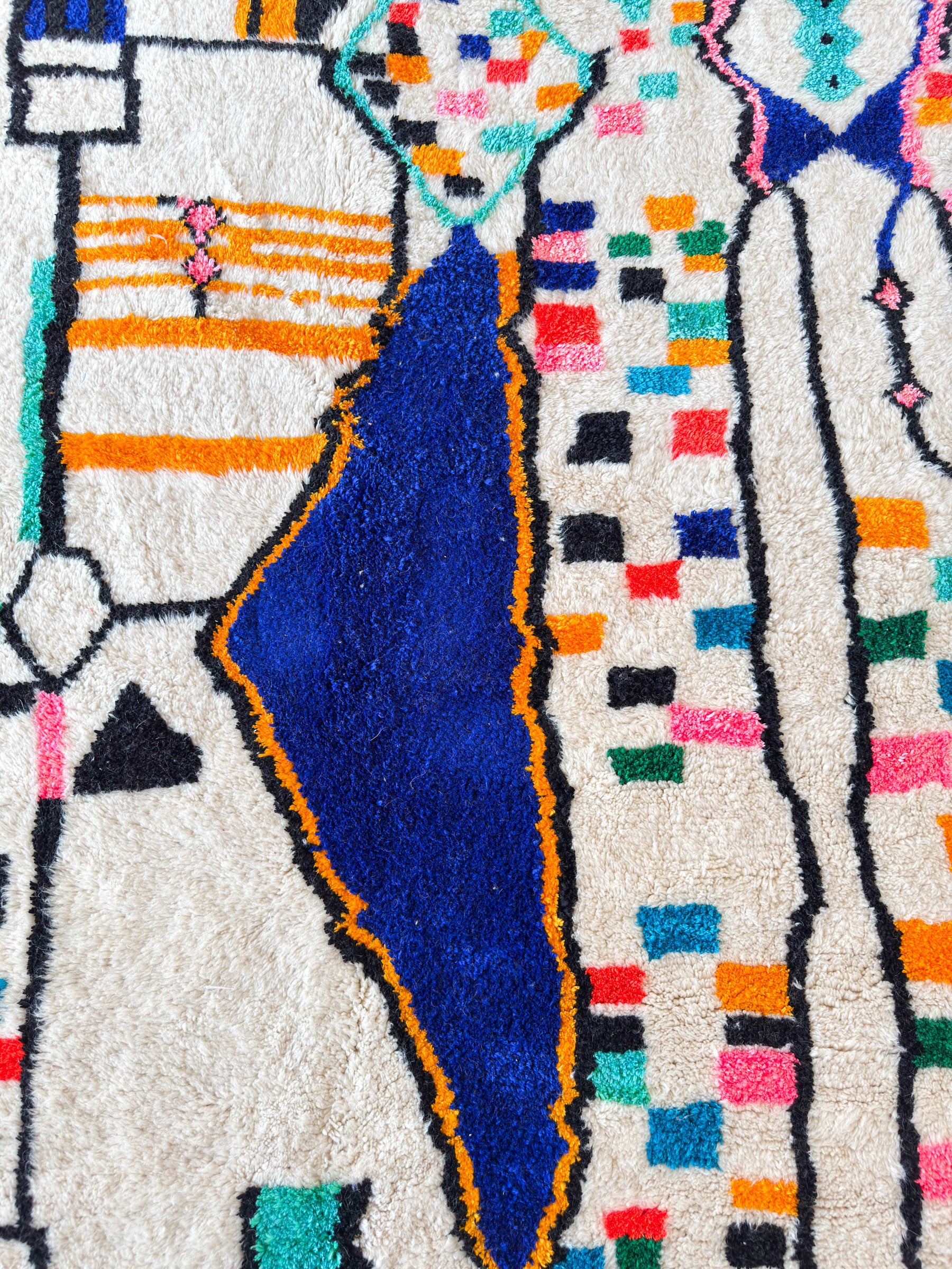 Bunter Berberteppich 218 x 311 cm - Nr. 2277