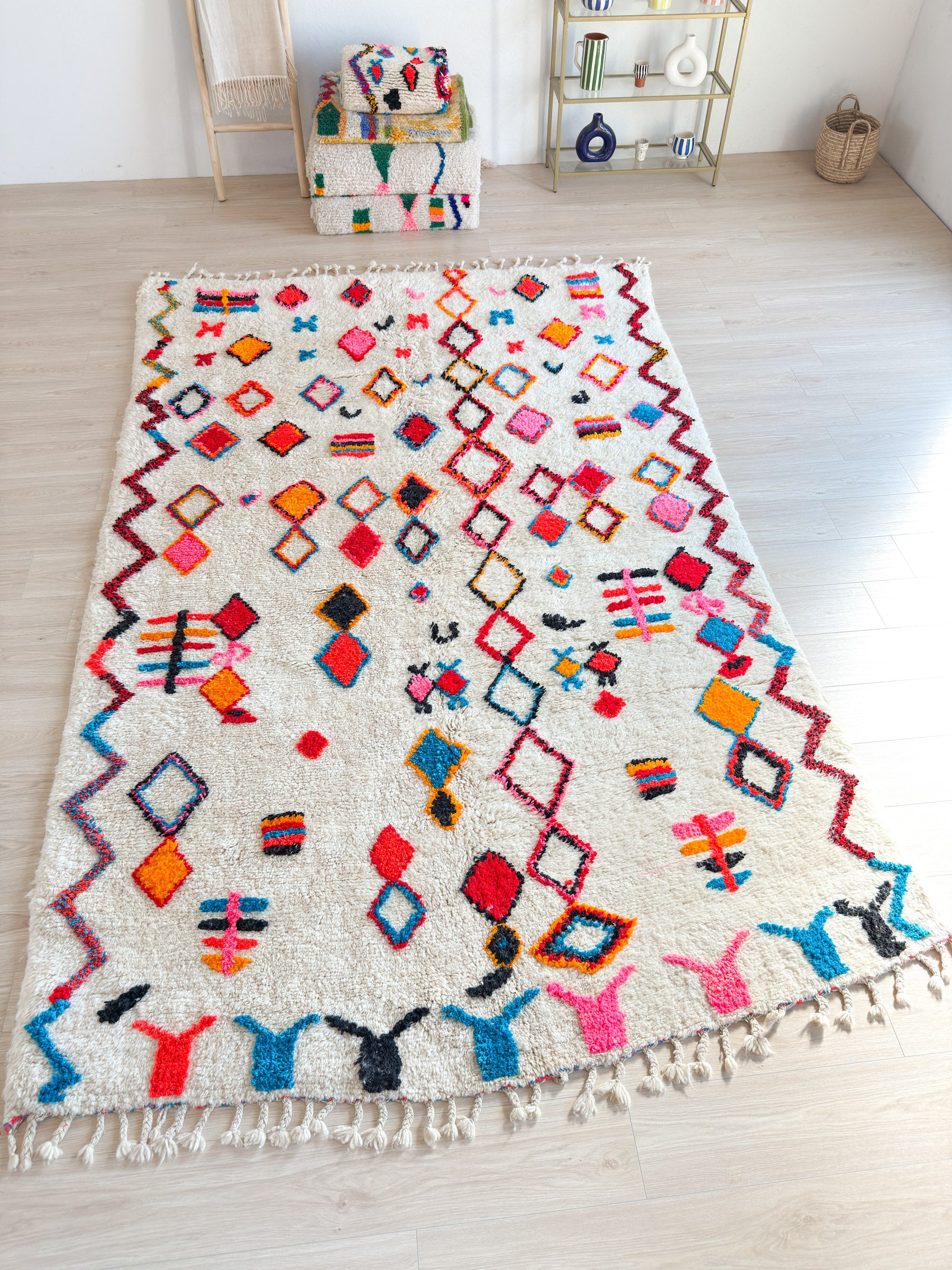 Colorful Berber rug 207 x 334 cm - n°2276