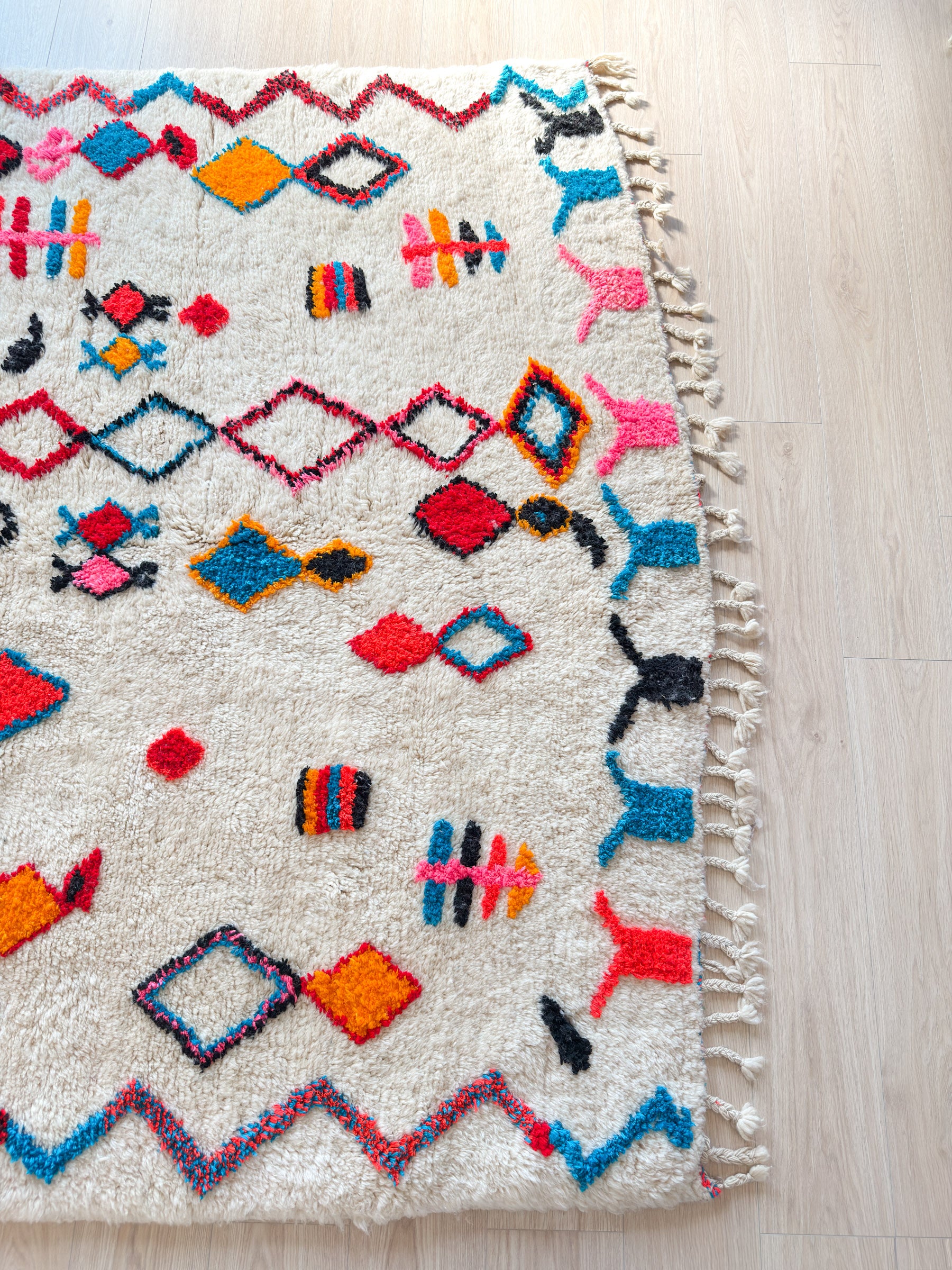 Tapis berbère coloré 207 x 334 cm - n°2276