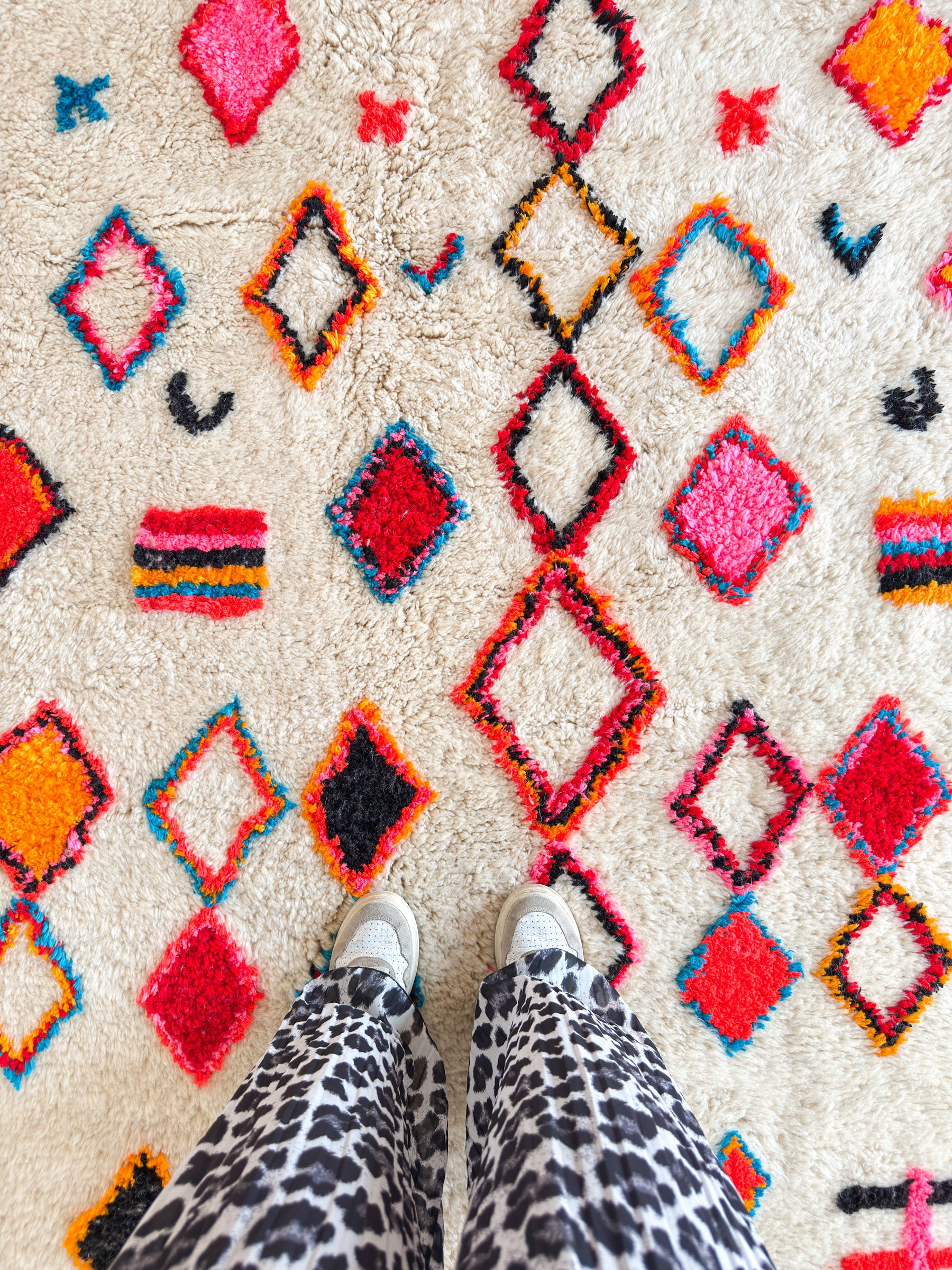 Colorful Berber rug 207 x 334 cm - n°2276