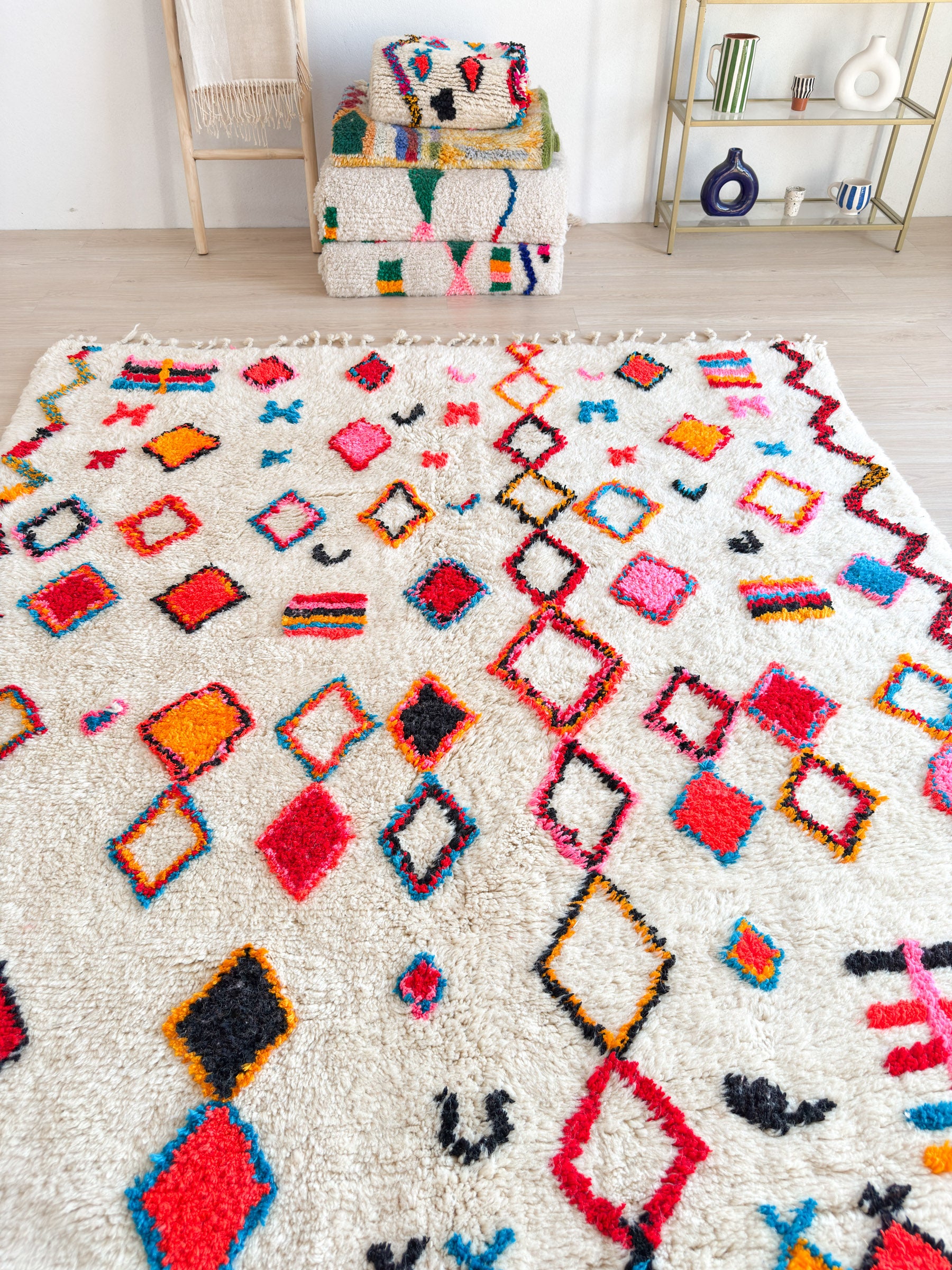 Colorful Berber rug 207 x 334 cm - n°2276