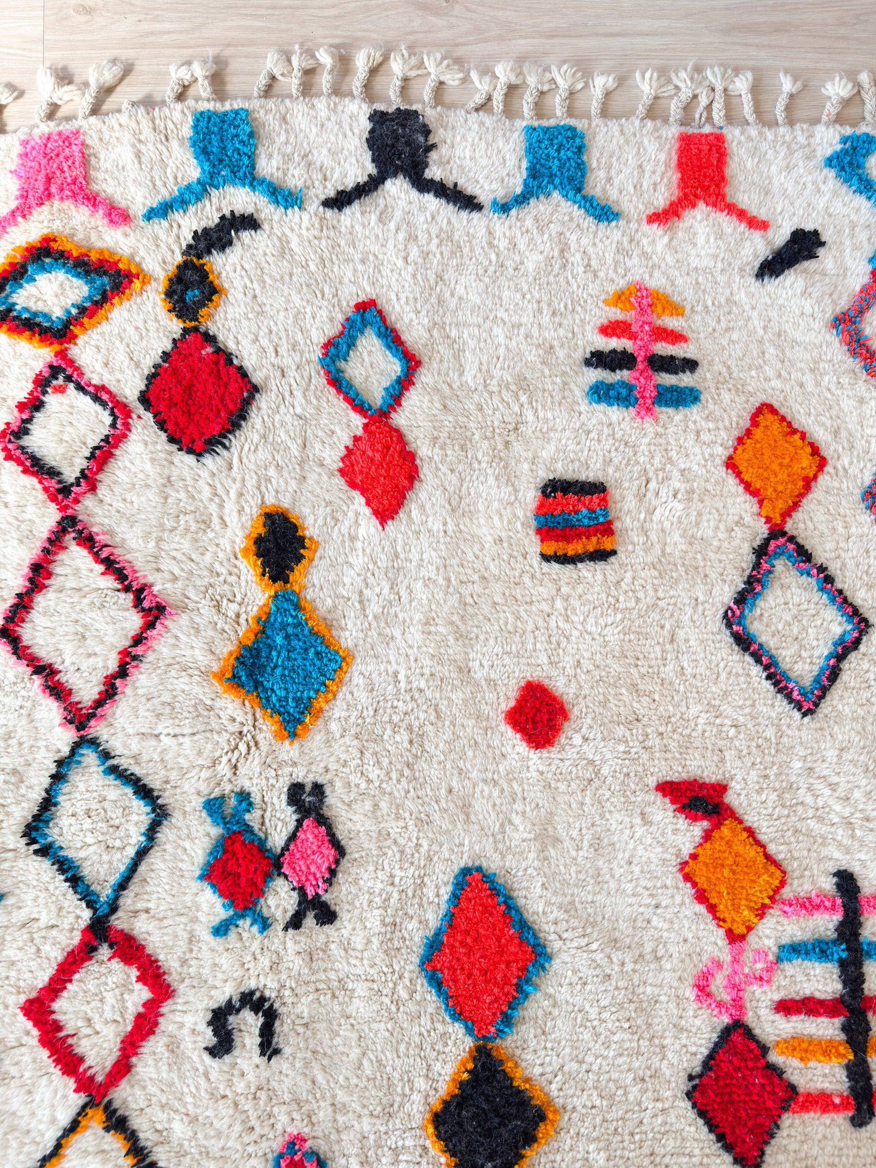 Colorful Berber rug 207 x 334 cm - n°2276